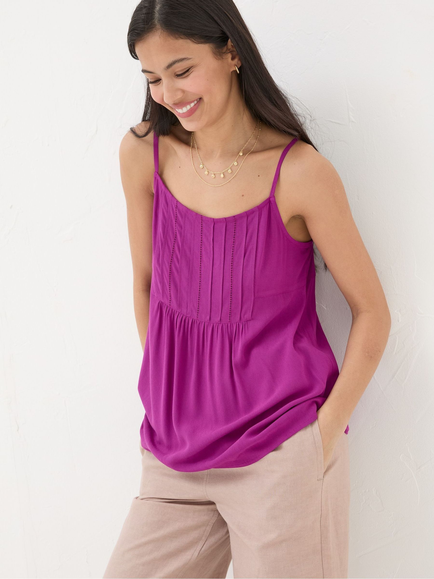Sloane Purple Cami Vest - Image 1 of 4