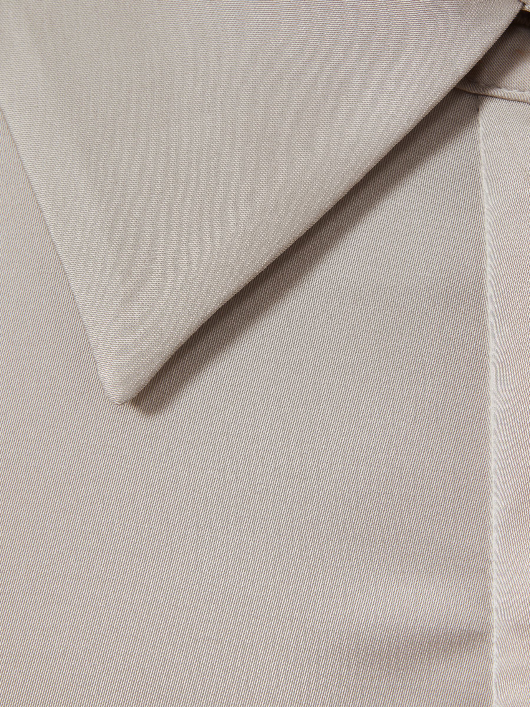 Fitted Layered Cuff Shirt in Stone - Image 5 of 5