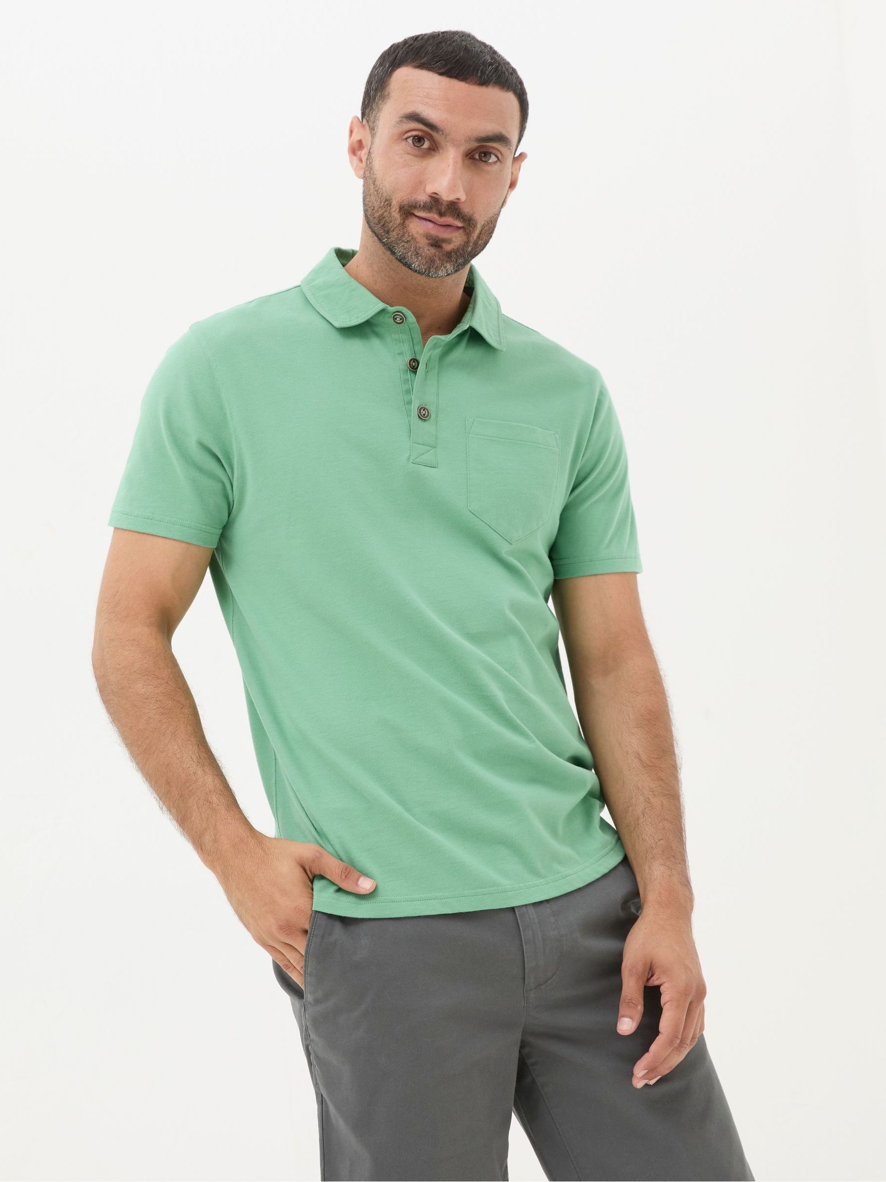 Green Perranporth Polo Shirt - Image 1 of 7