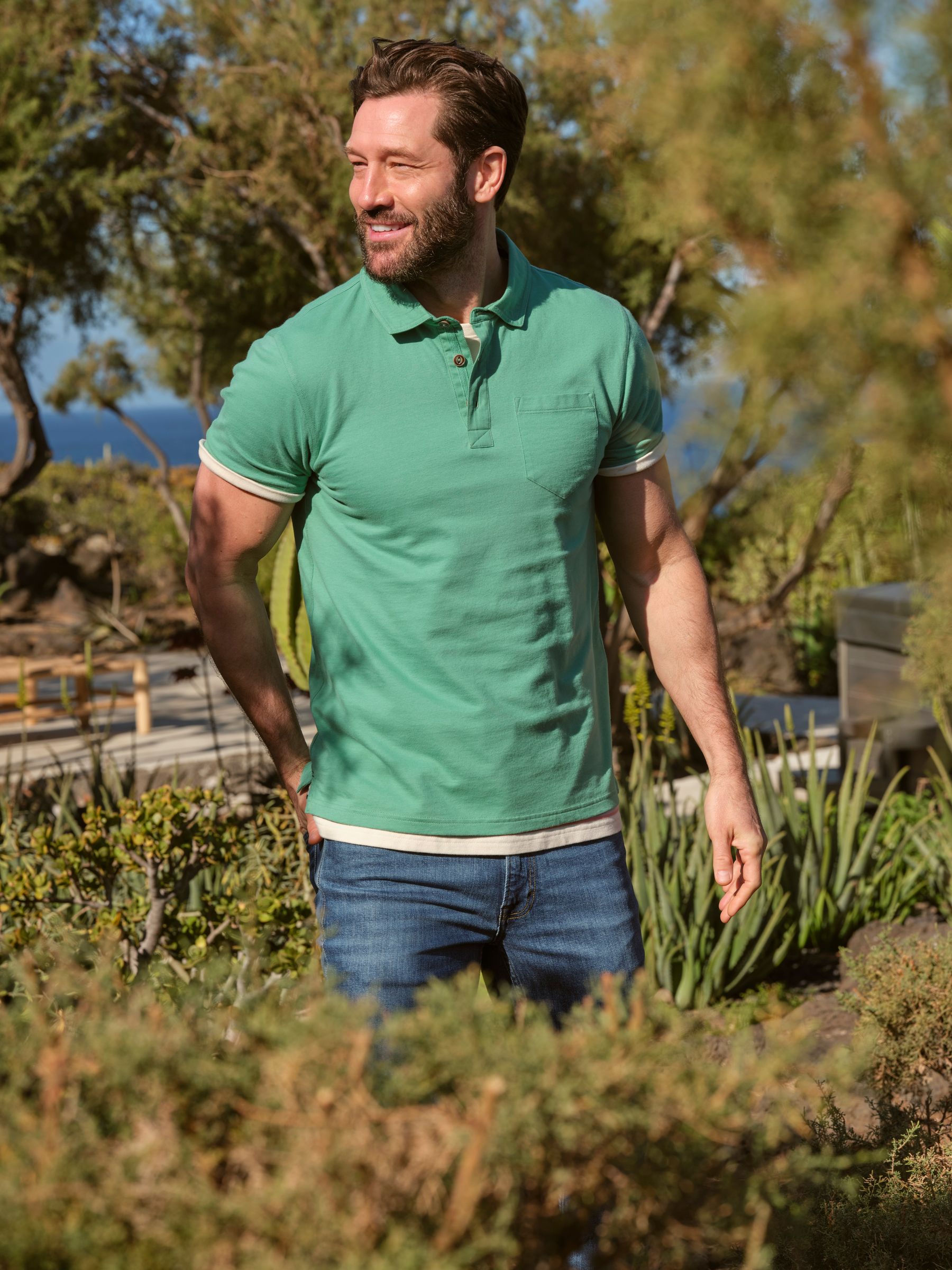 Green Perranporth Polo Shirt - Image 5 of 7