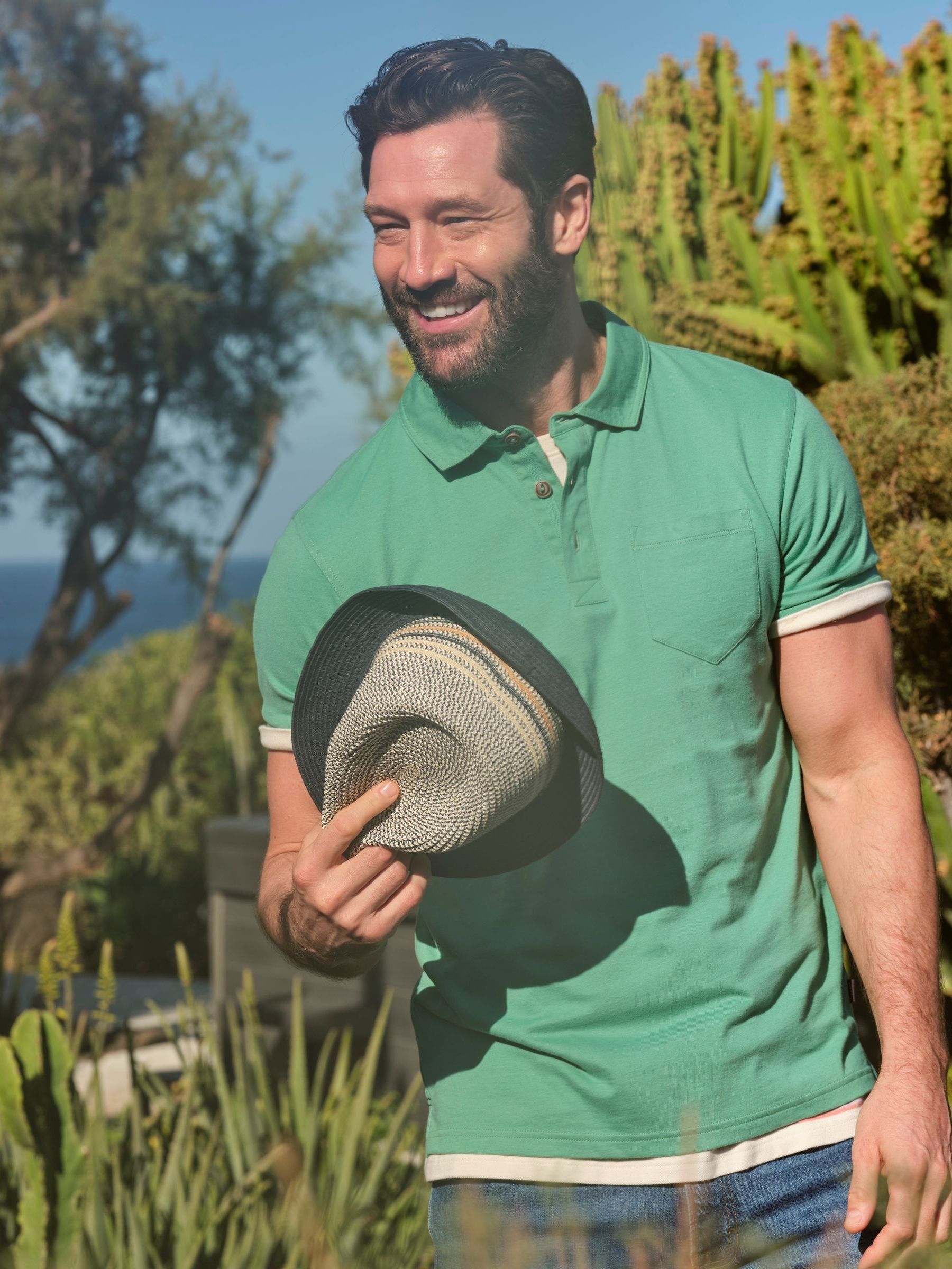 Green Perranporth Polo Shirt - Image 6 of 7