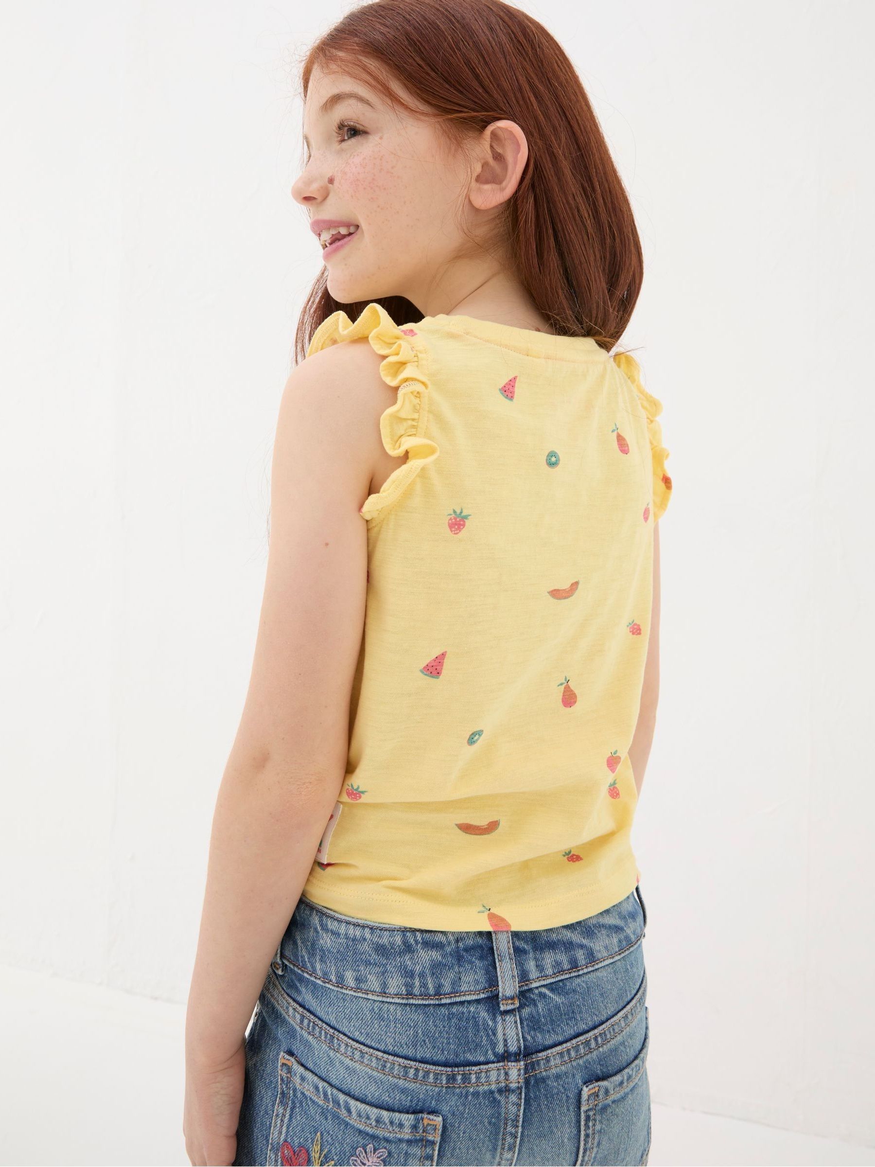 Yellow Fruit Knot Front T-Shirt - Image 2 of 5