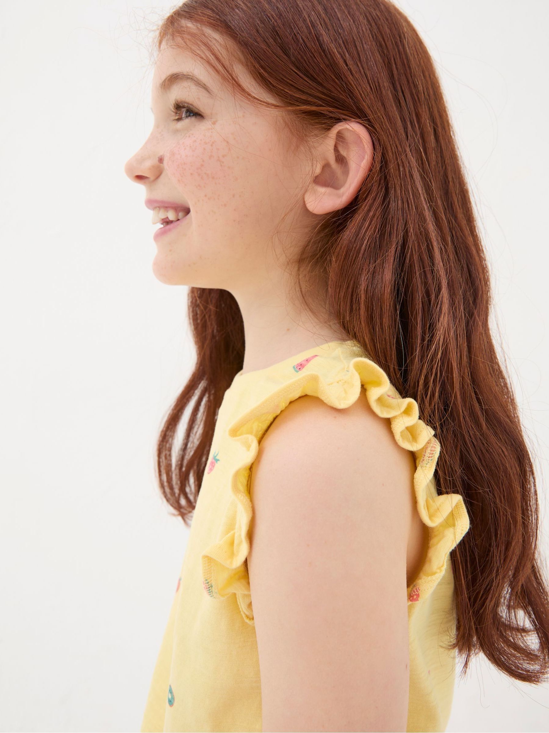 Yellow Fruit Knot Front T-Shirt - Image 3 of 5