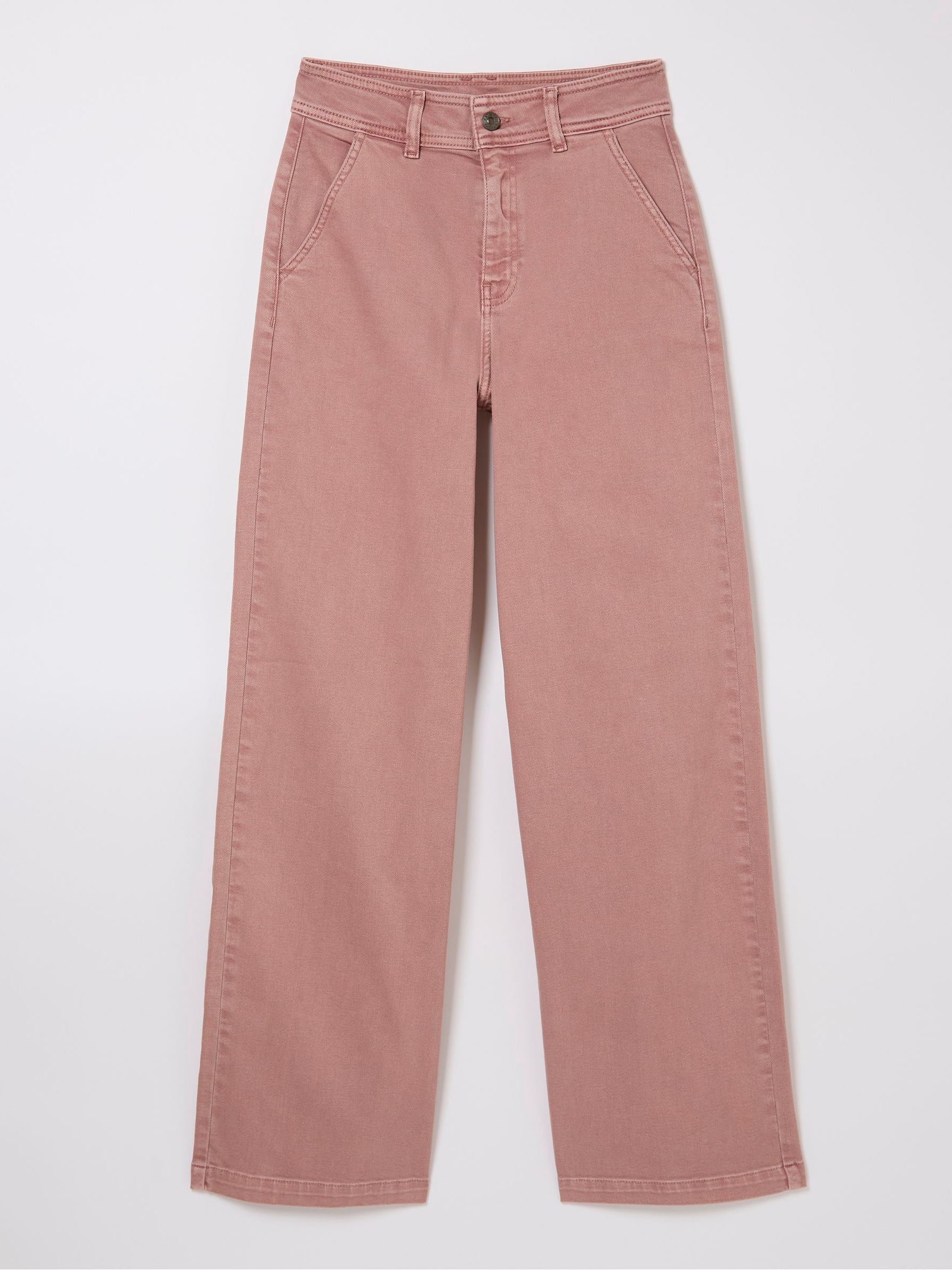 Cassie Pink Wide Leg Jeans - Image 6 of 6