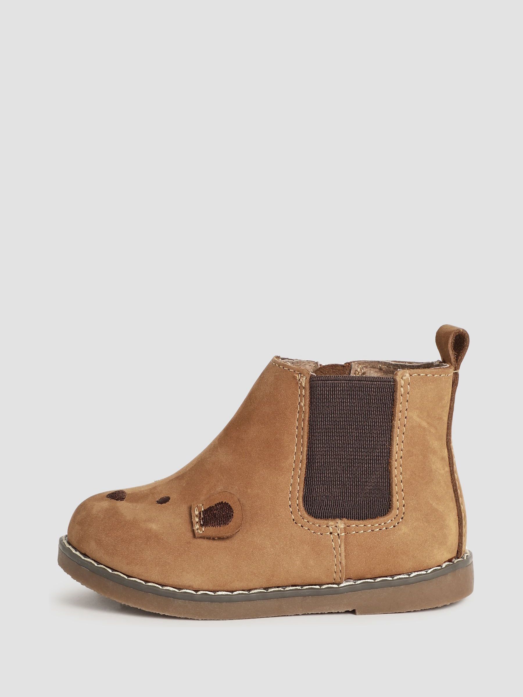 Brown Bear Leather Boots - Image 4 of 4