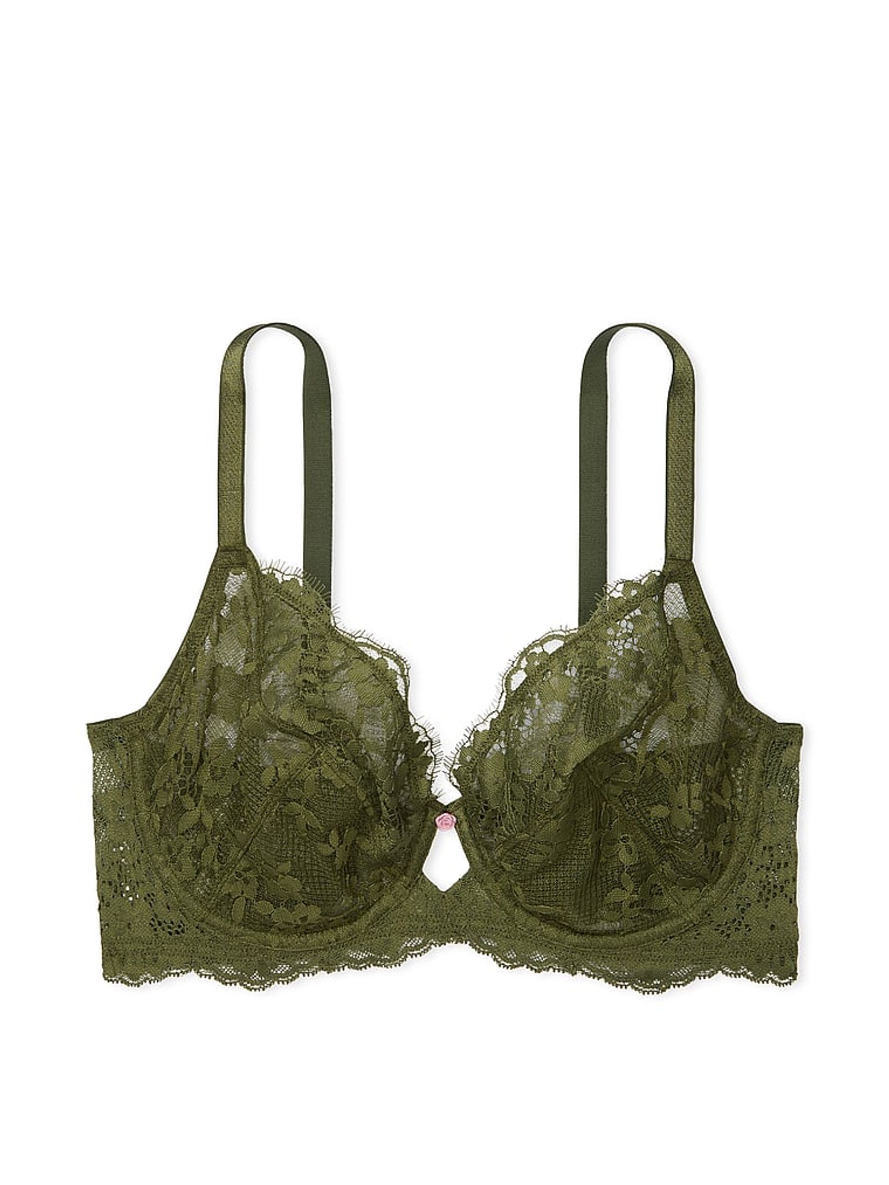 Woodland Green Lace Full Cup Bra - Image 3 of 3
