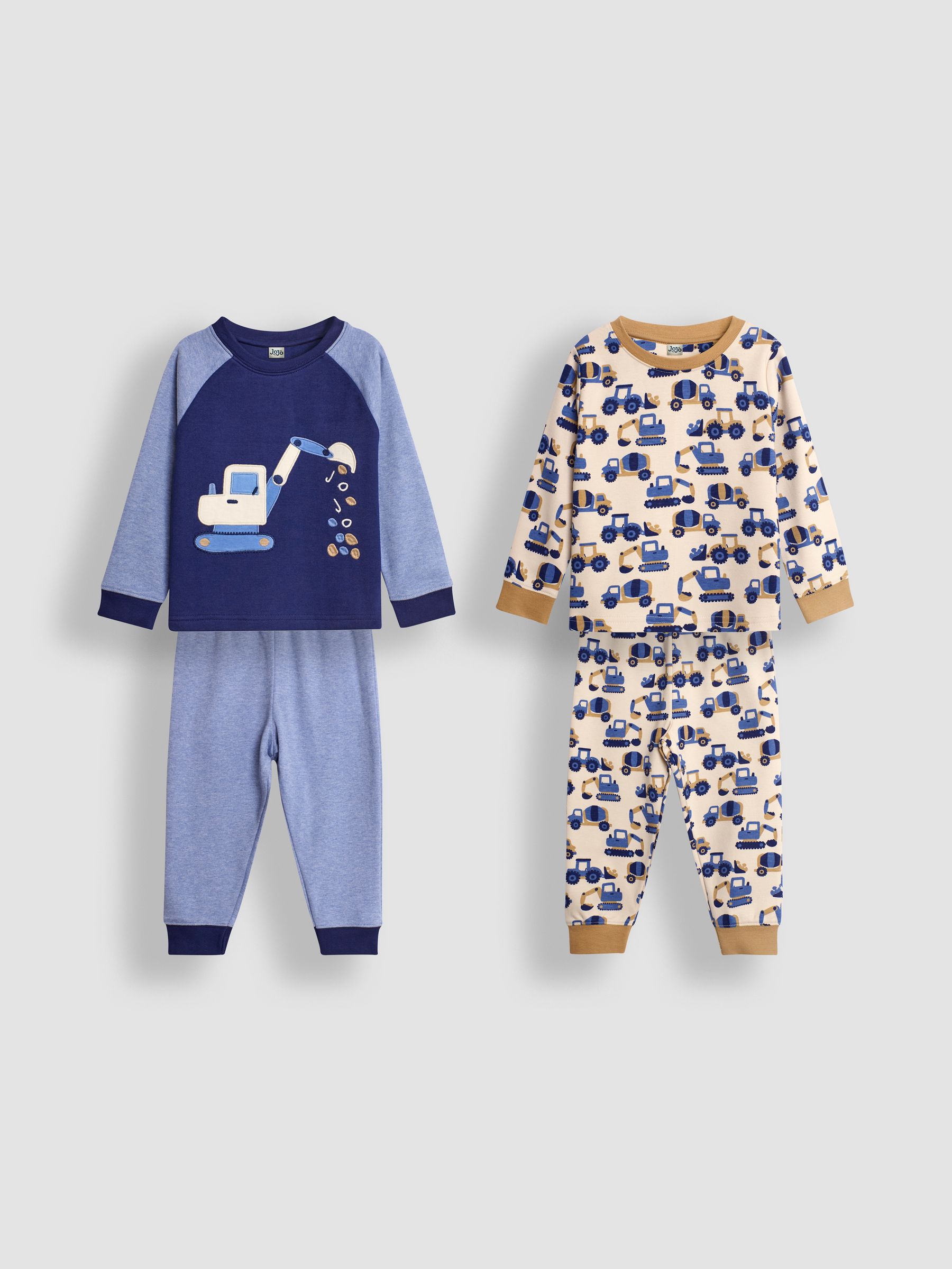Blue 2-Pack Cotton Pyjamas - Image 1 of 11