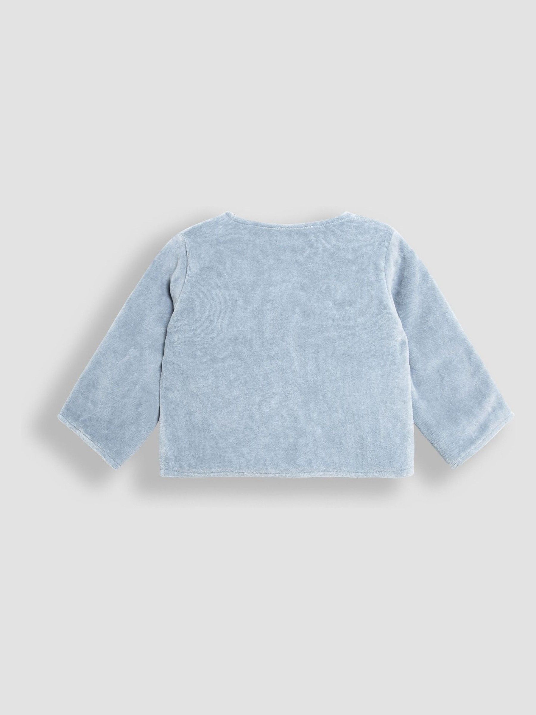Blue Baby Highland Cow Velour Set 3 Piece - Image 3 of 7