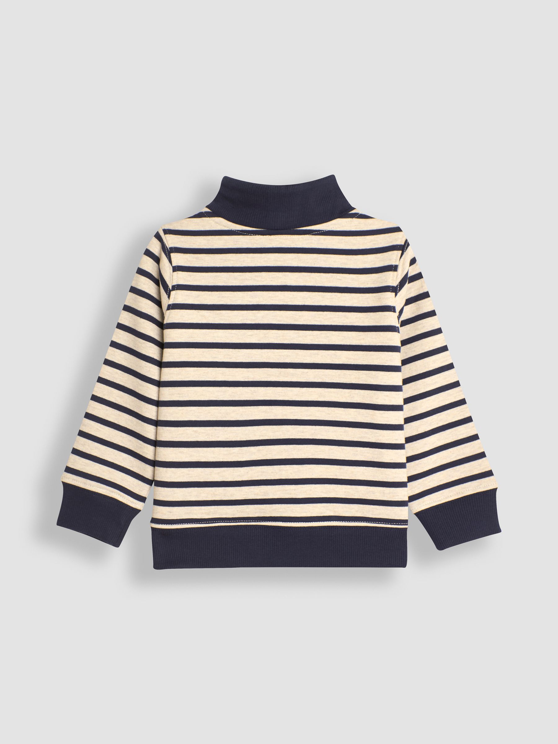 Natural Jeep Applique Half Zip Sweatshirt - Image 2 of 3