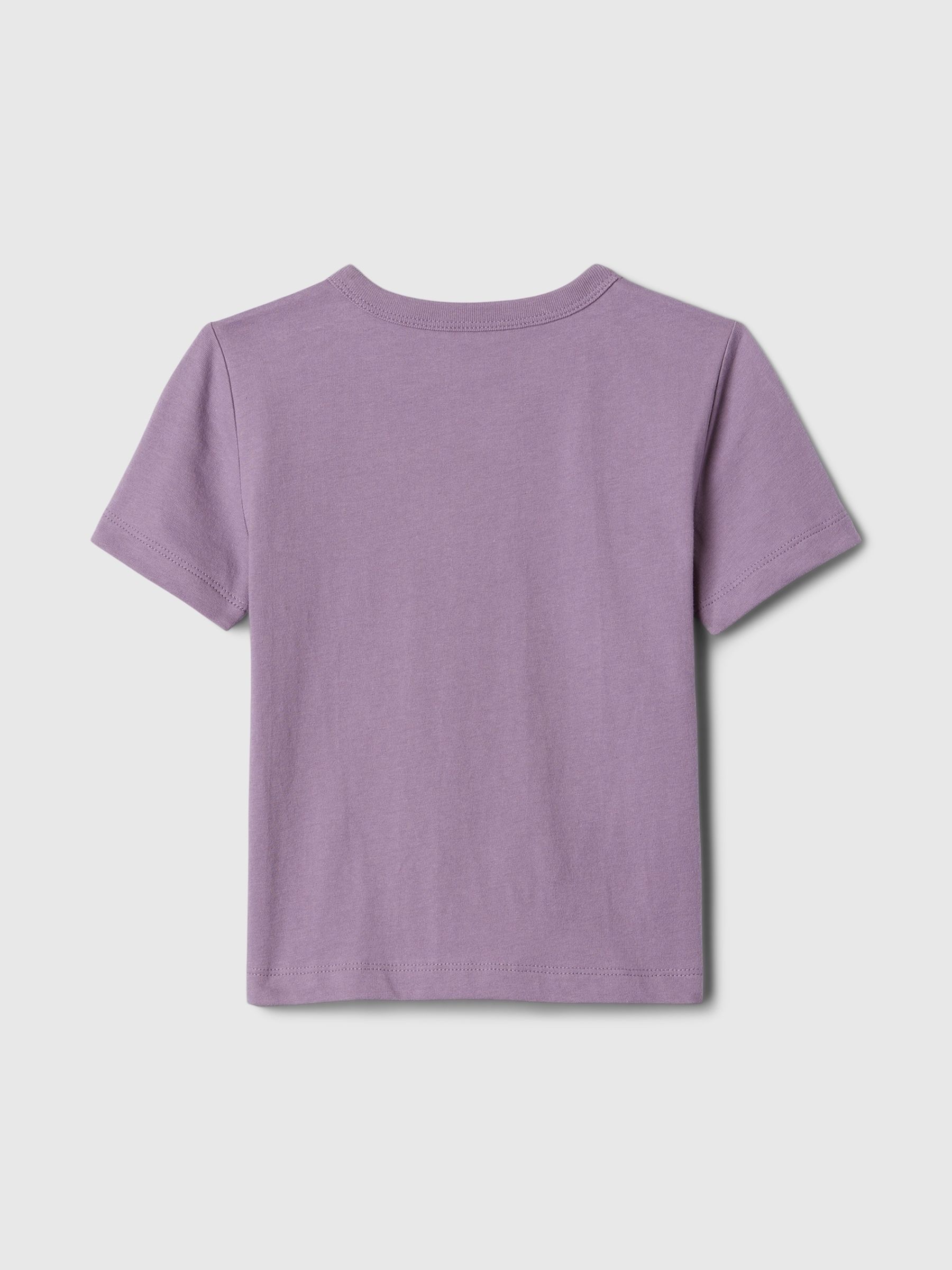 Purple Graphic Short Sleeve T-Shirt (Newborn-5yrs) - Image 2 of 3