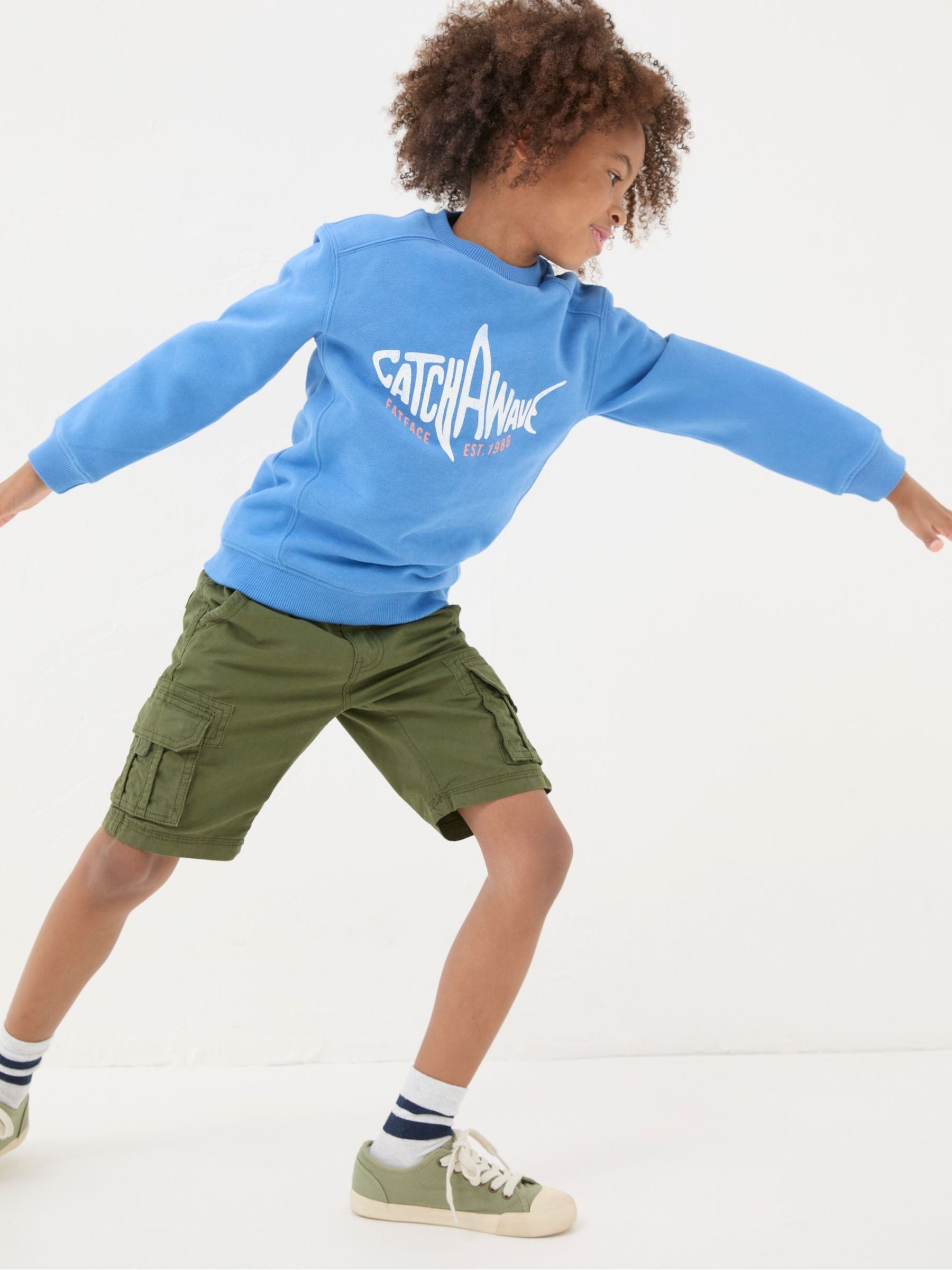 Blue Shark Crew Sweatshirt - Image 1 of 5