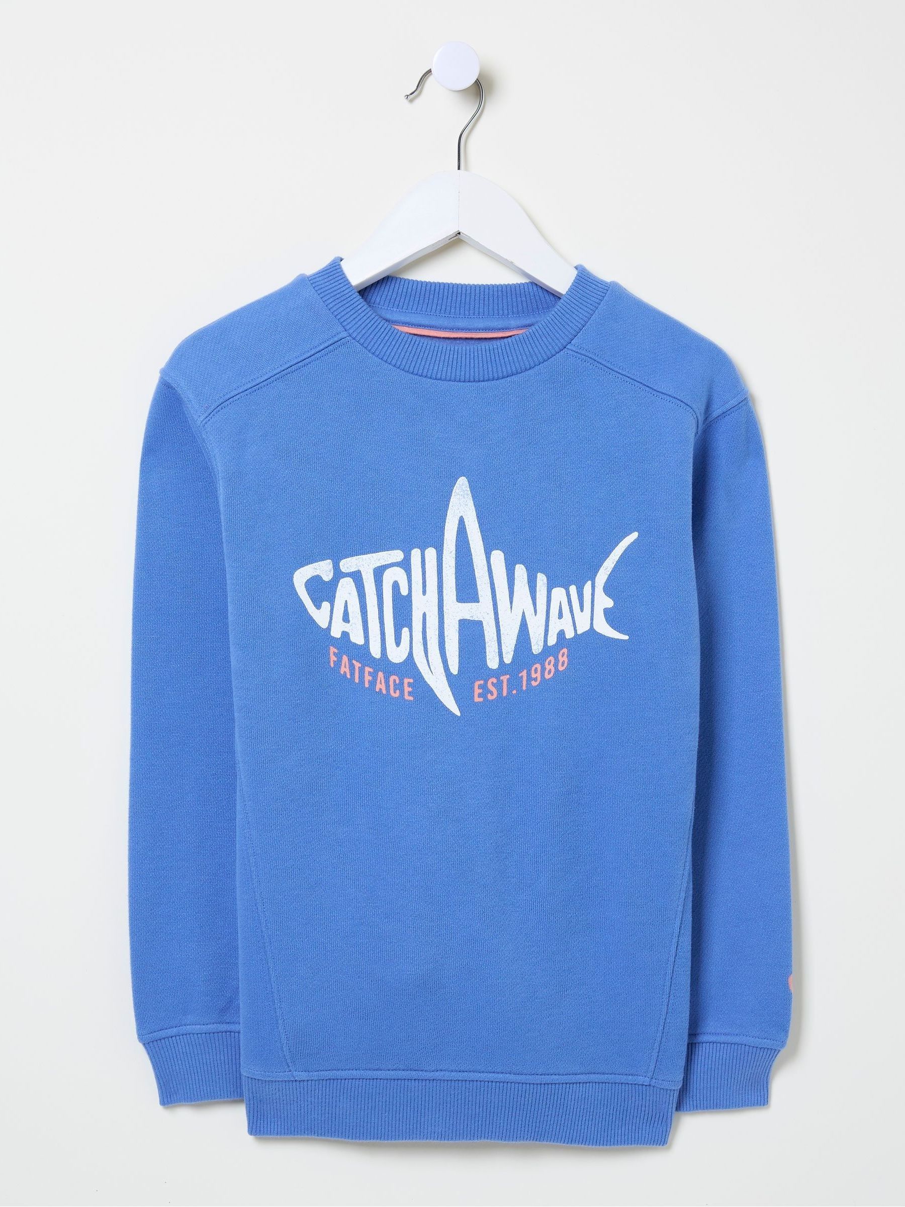 Blue Shark Crew Sweatshirt - Image 4 of 5
