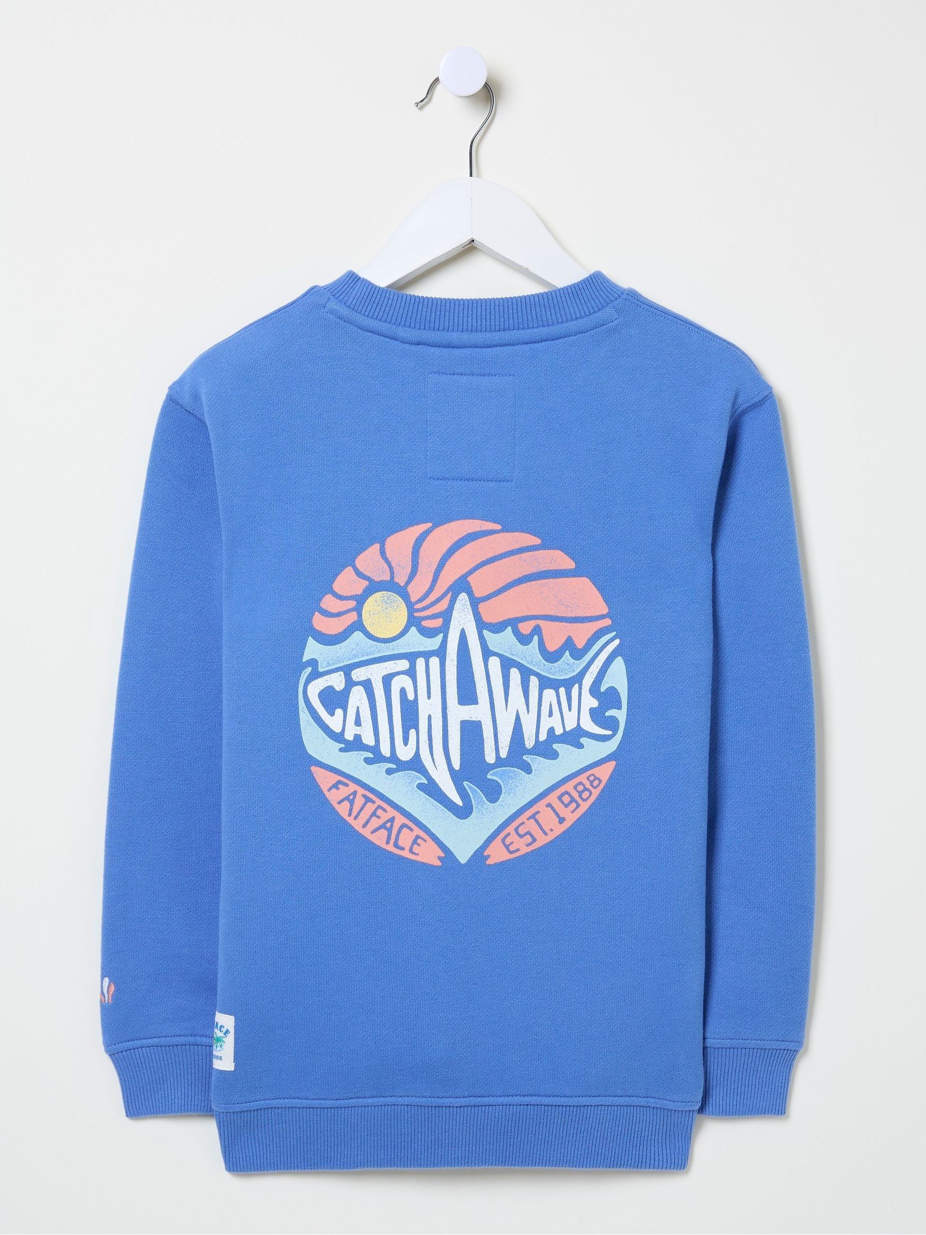 Blue Shark Crew Sweatshirt - Image 5 of 5
