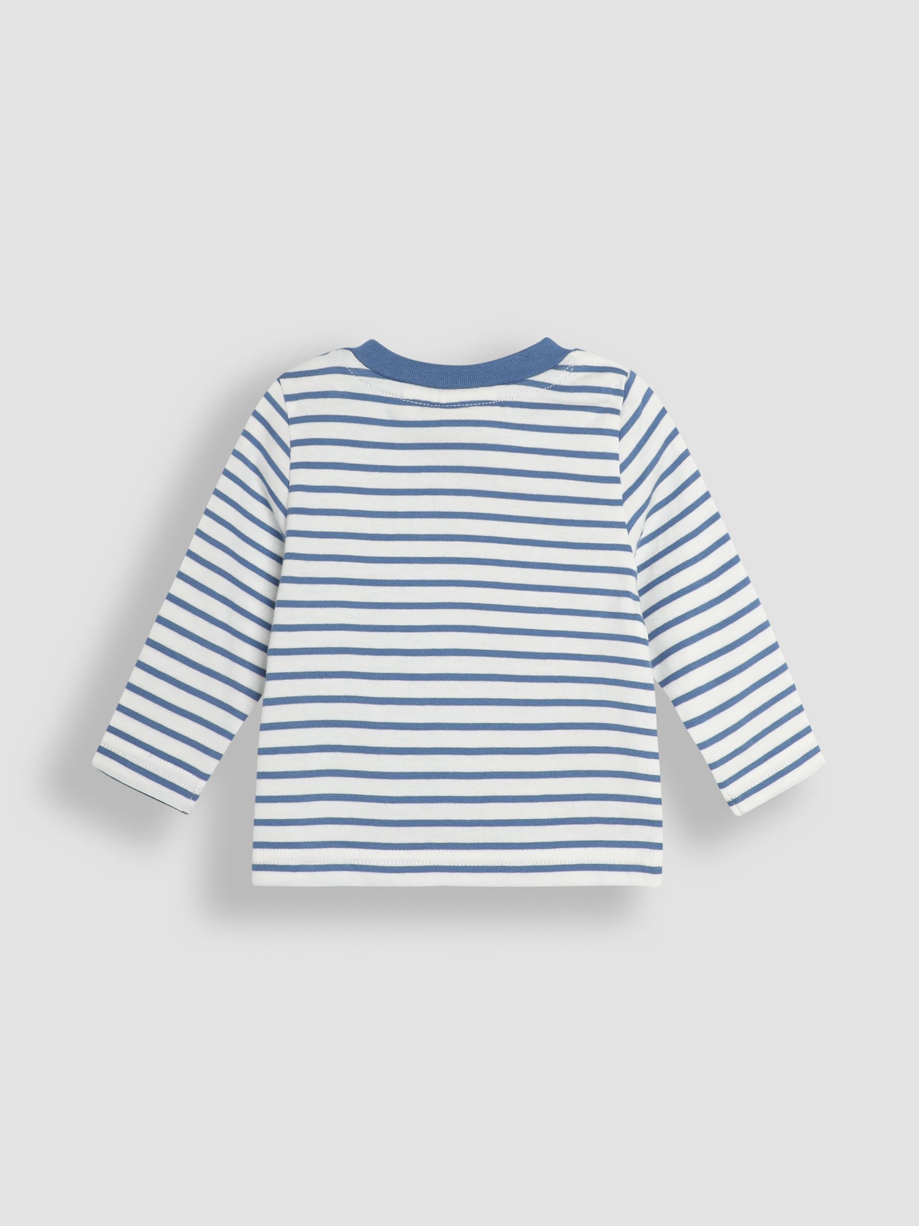 Blue Dinosaur Print Dungarees And Top Set - Image 5 of 6