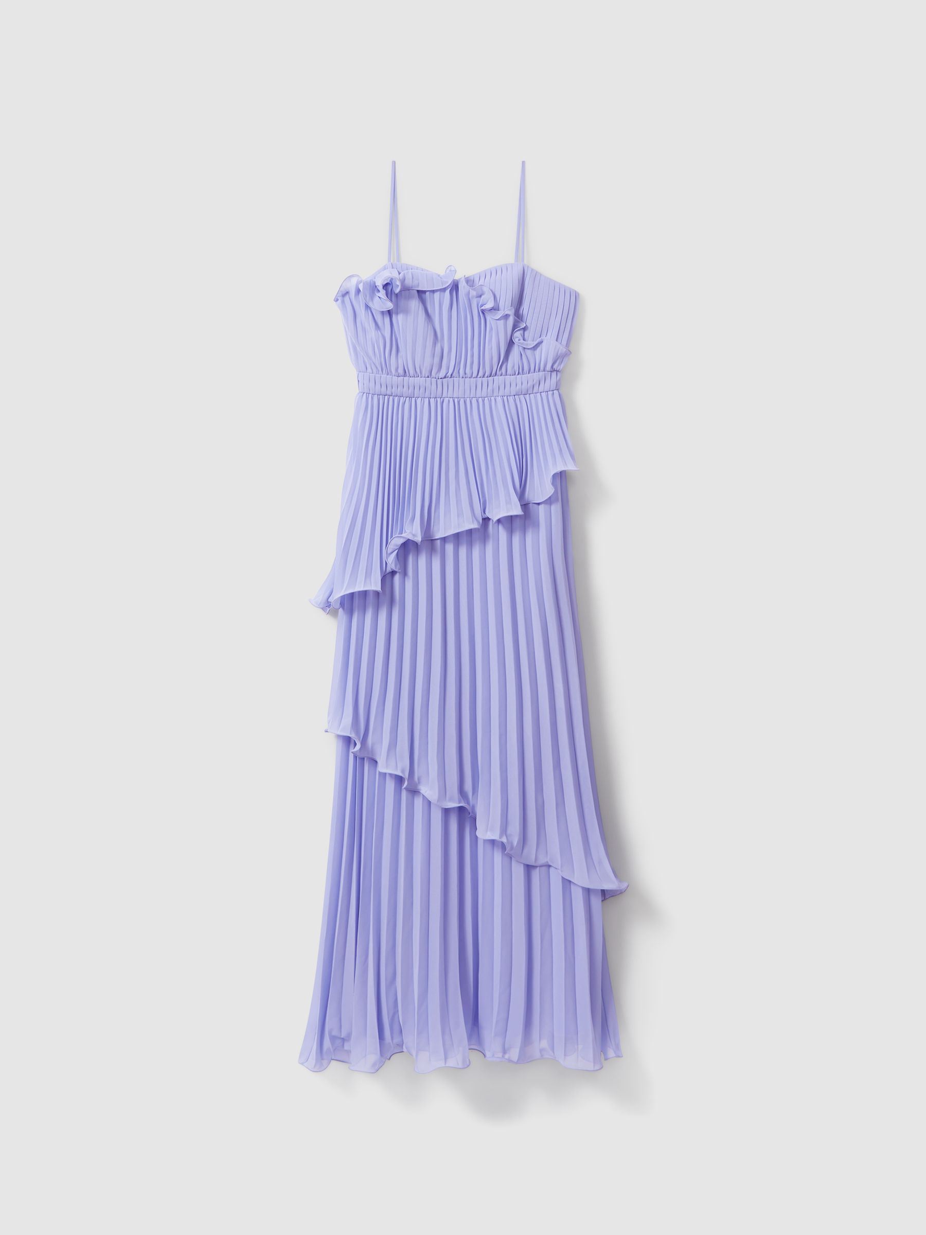 Amur Ruffle Maxi Dress in Lilac - Image 2 of 6