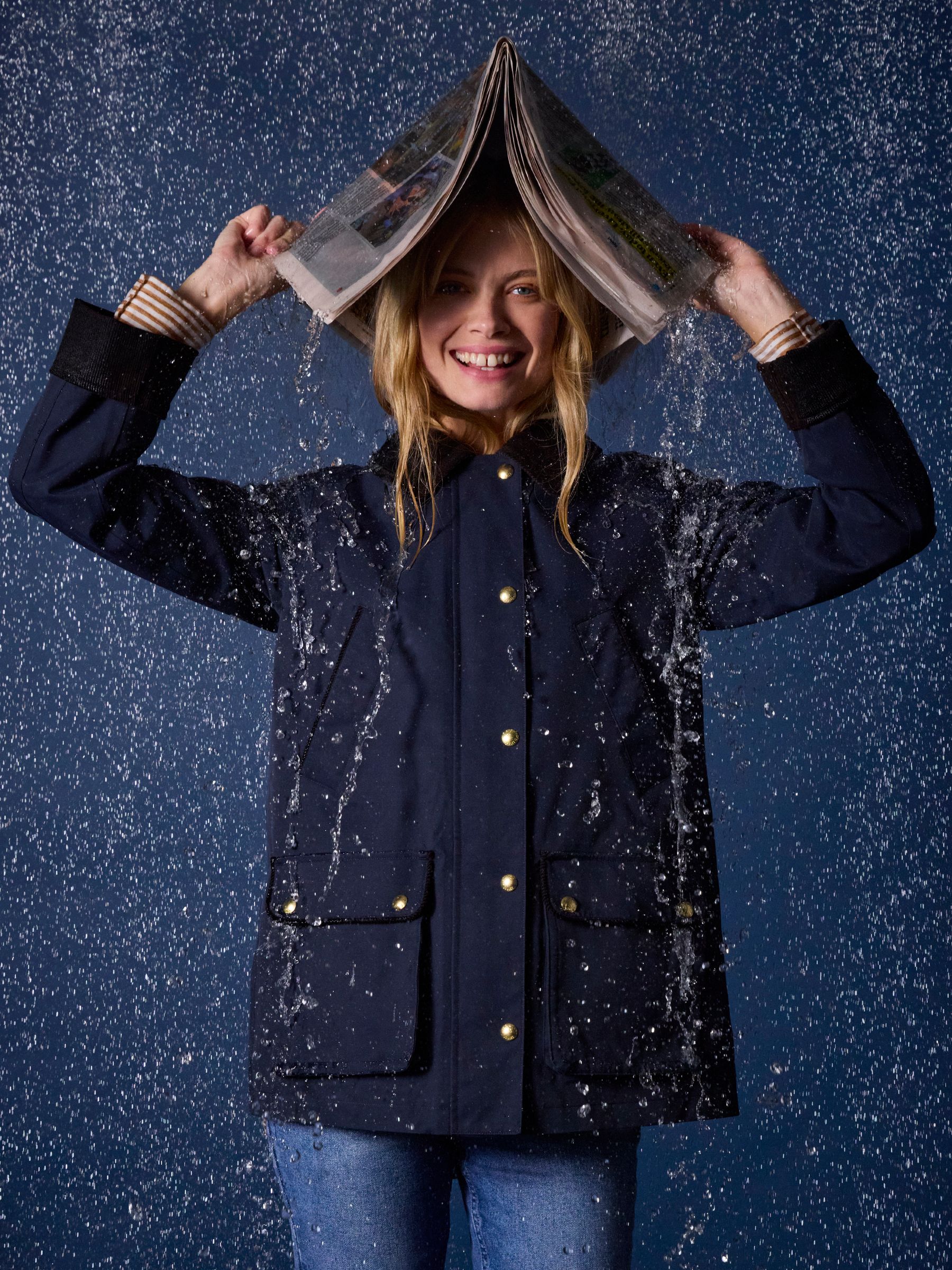 Katherine Navy Blue Waterproof Heritage Coat - Image 1 of 13