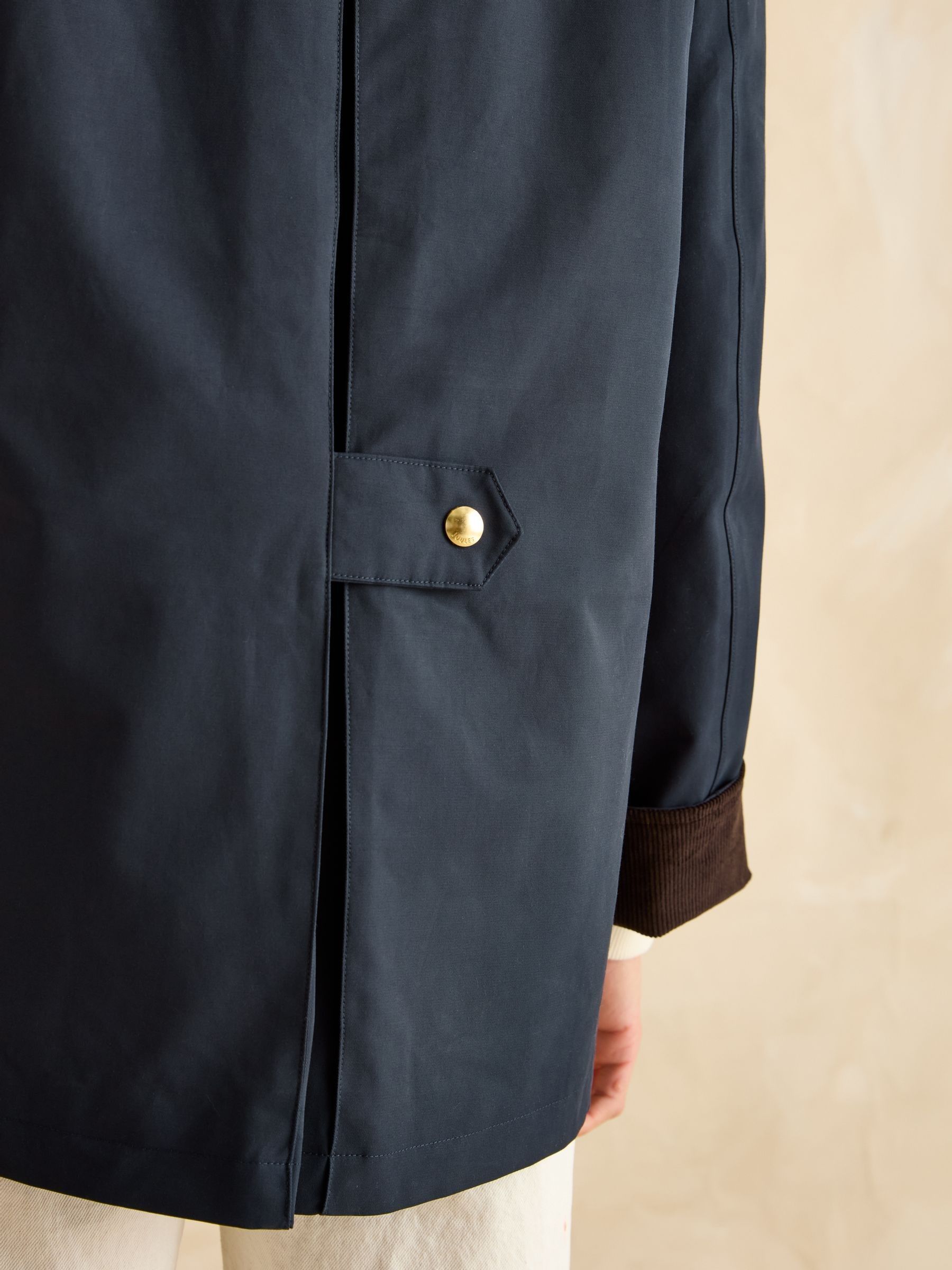 Katherine Navy Blue Waterproof Heritage Coat - Image 11 of 13