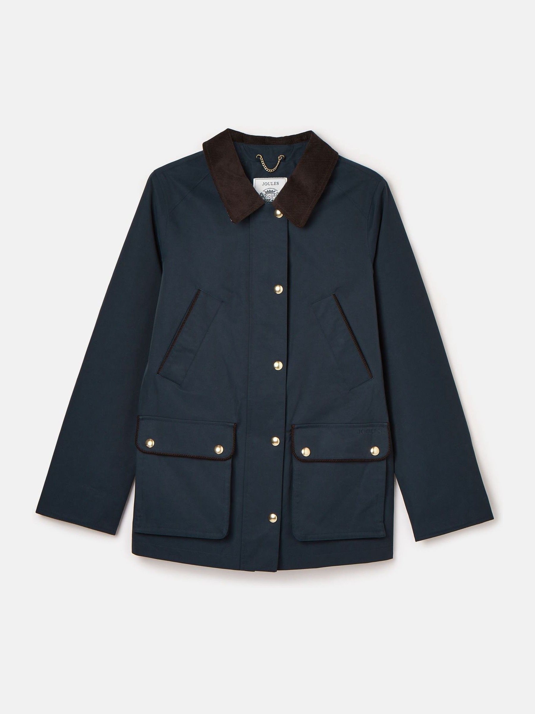 Katherine Navy Blue Waterproof Heritage Coat - Image 12 of 13