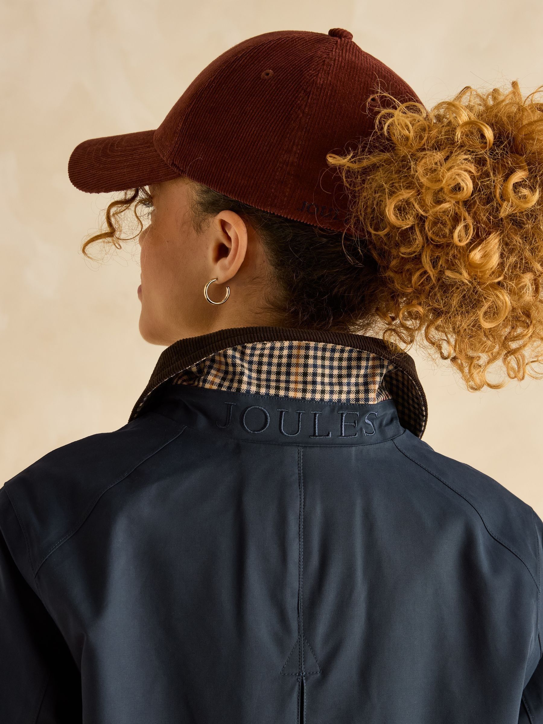 Katherine Navy Blue Waterproof Heritage Coat - Image 9 of 13