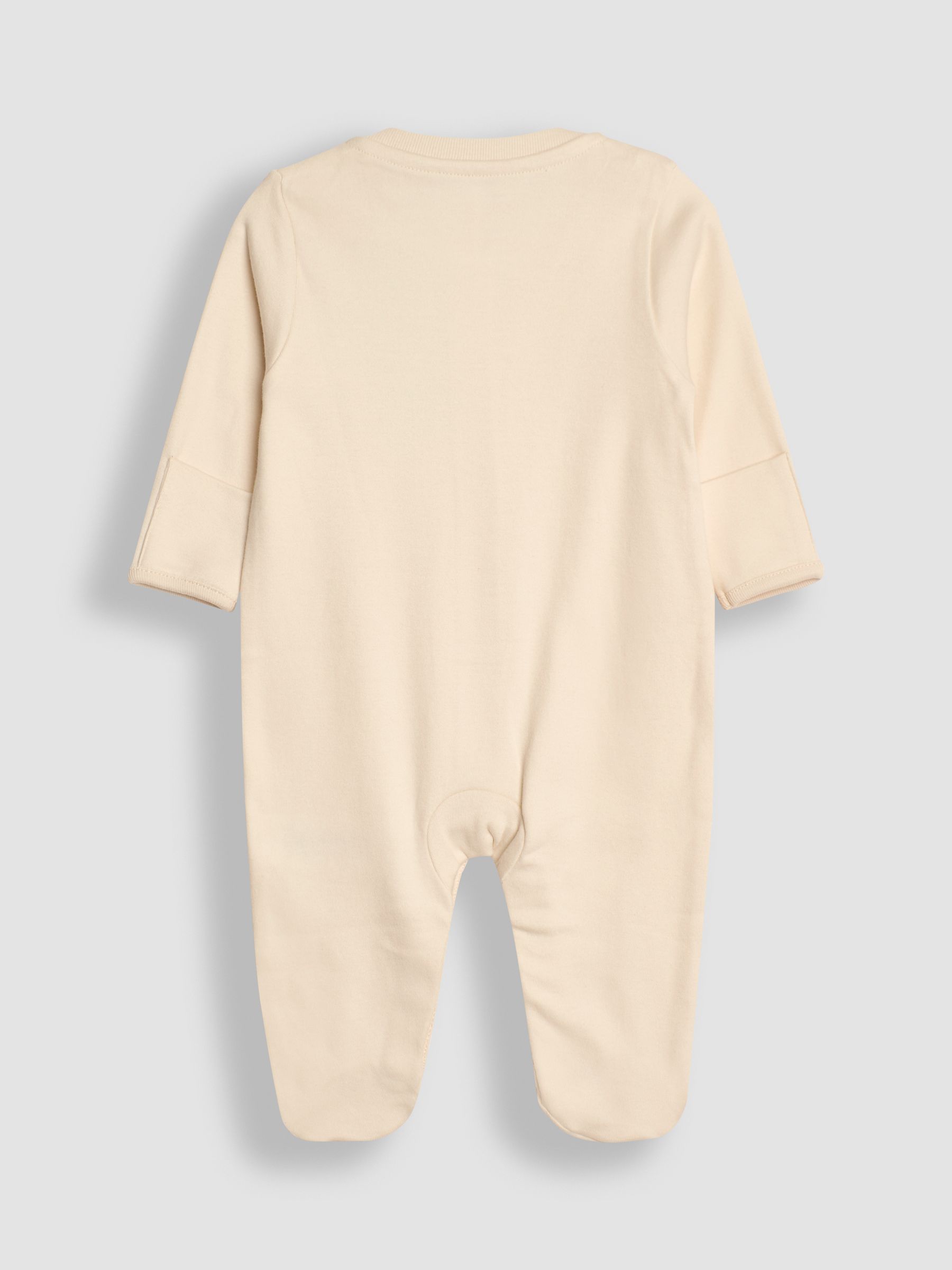 Rust Cow Cotton Footed Animal Print Sleepsuits 3-Pack - Image 5 of 8