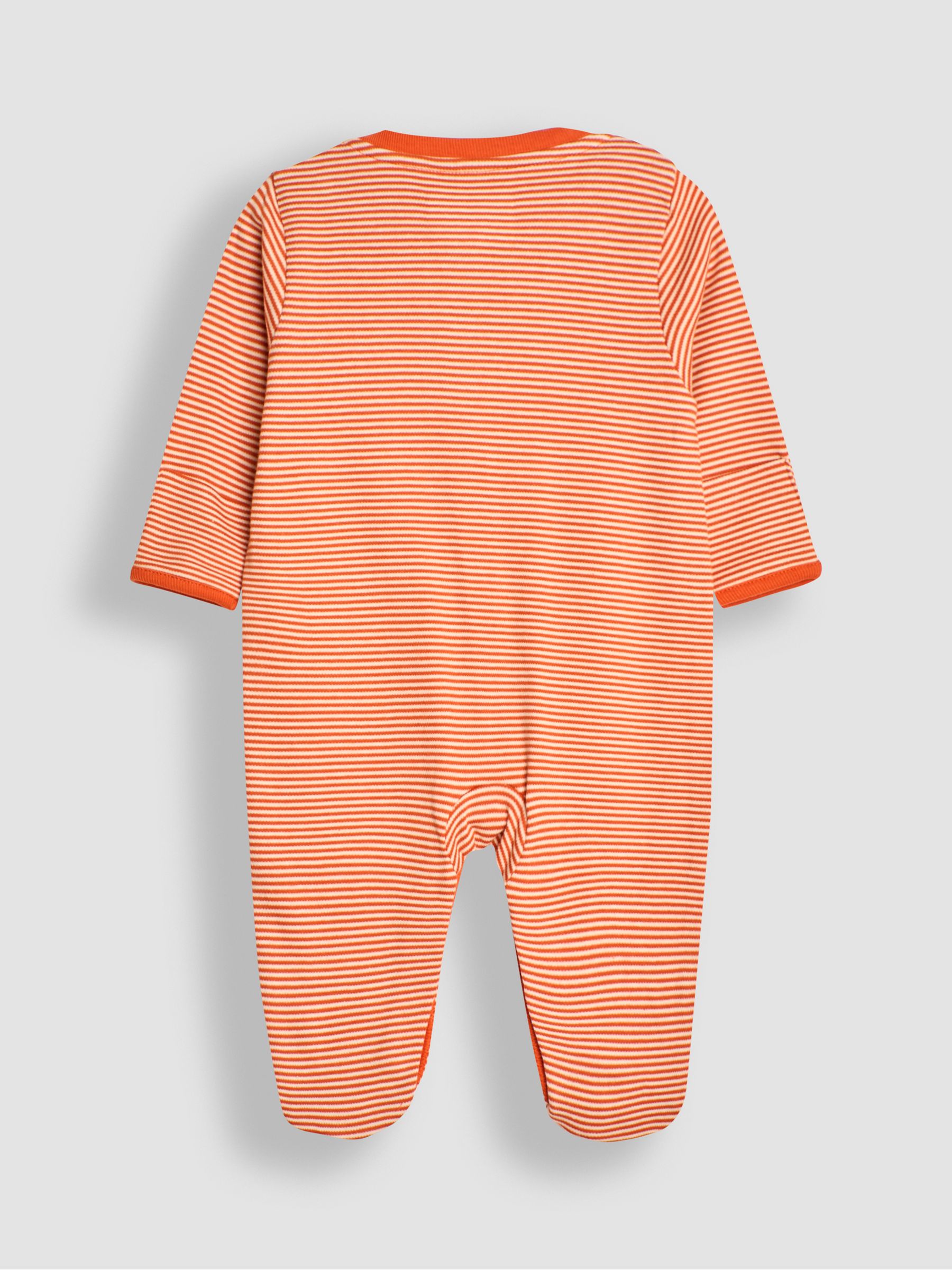 Rust Cow Cotton Footed Animal Print Sleepsuits 3-Pack - Image 7 of 8