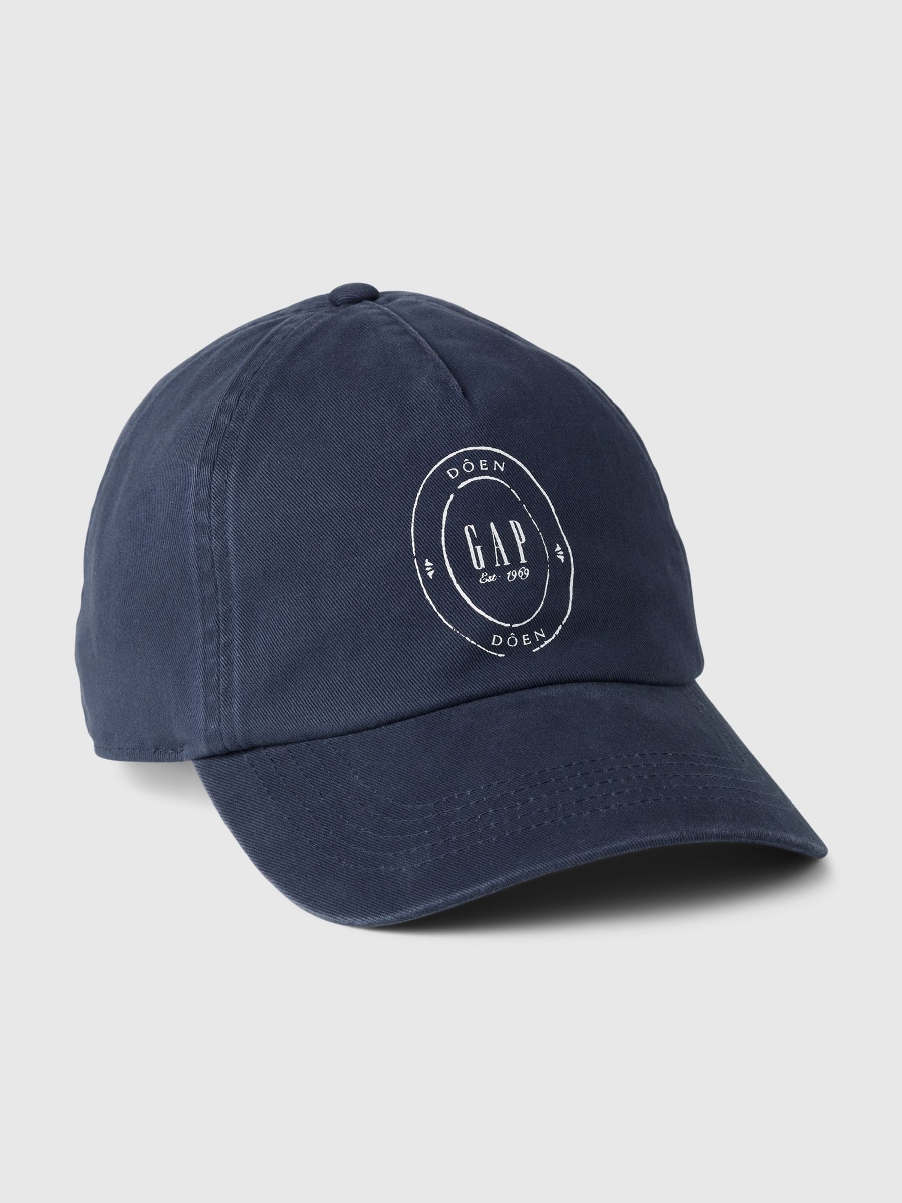 Navy Blue DÔEN Organic Cotton Baseball Cap - Image 1 of 2