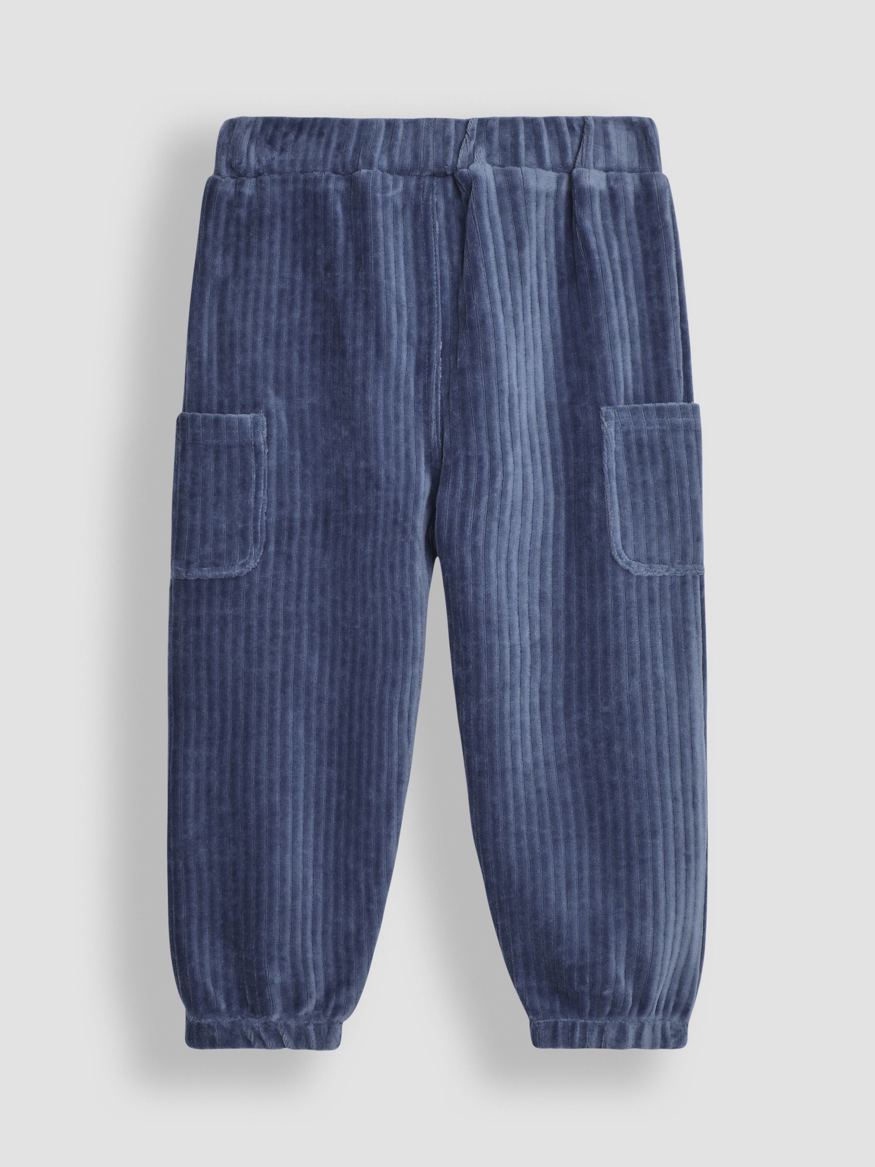 Navy Blue & Denim Blue 2-Pack Velour Pocket Joggers - Image 5 of 7