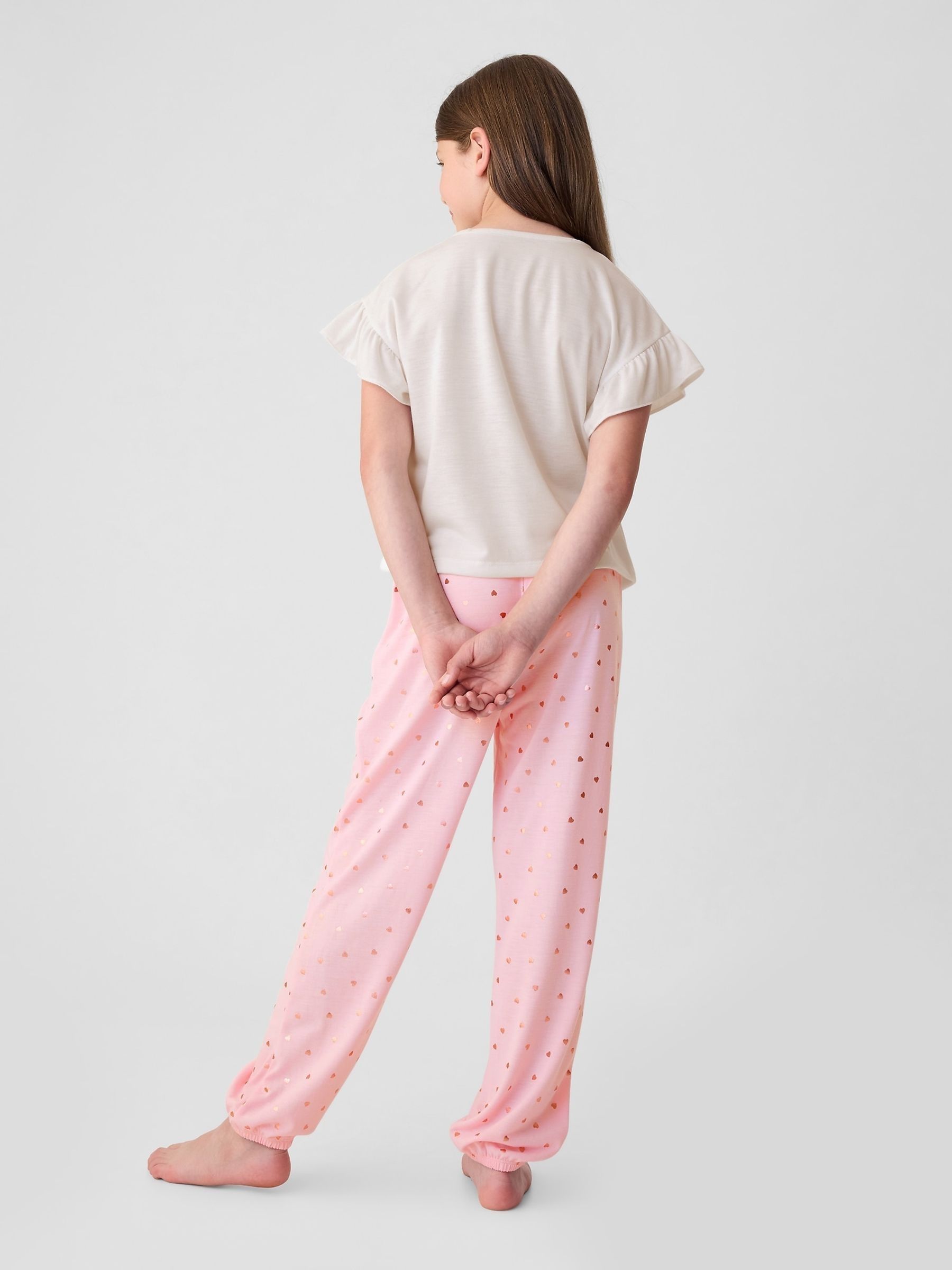 White Graphic Short Sleeve Pyjama Set (4-13yrs) - Image 2 of 3