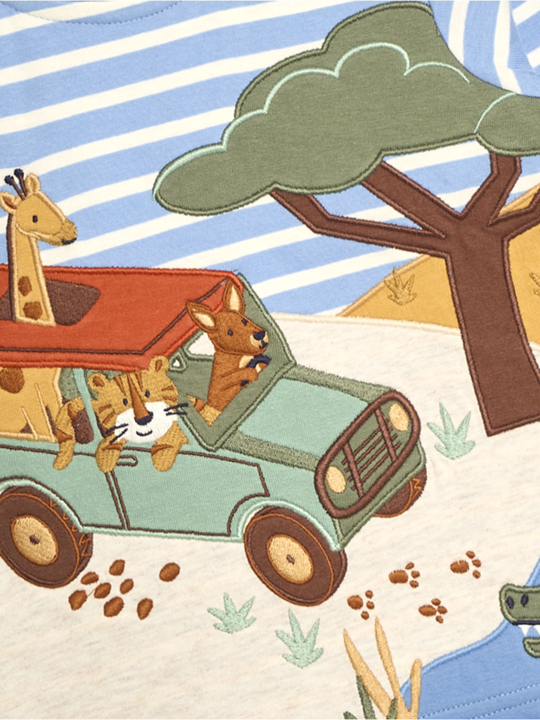 Blue Safari Scene Applique Top - Image 3 of 3