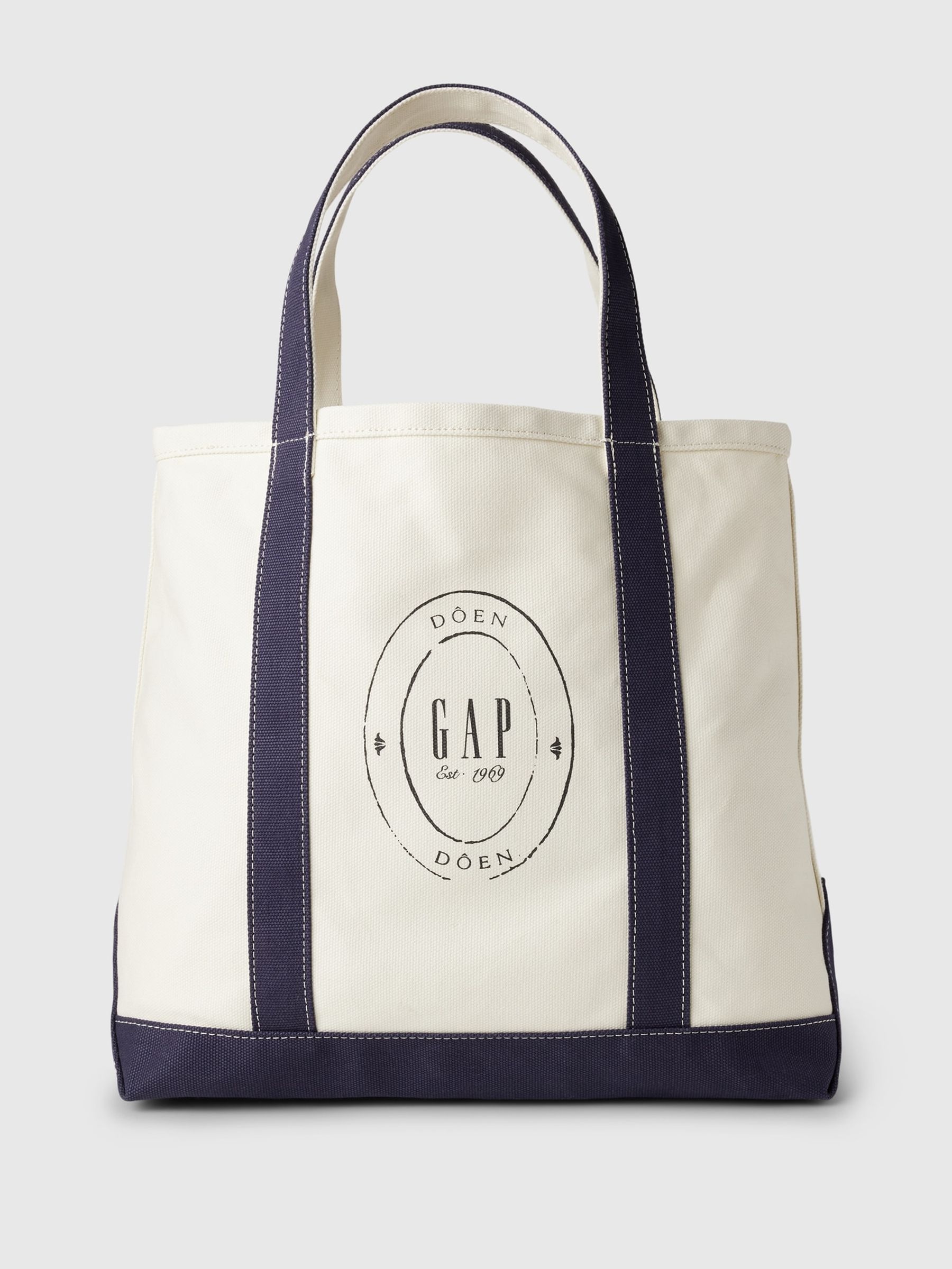White DÔEN Logo Tote Bag - Image 1 of 3