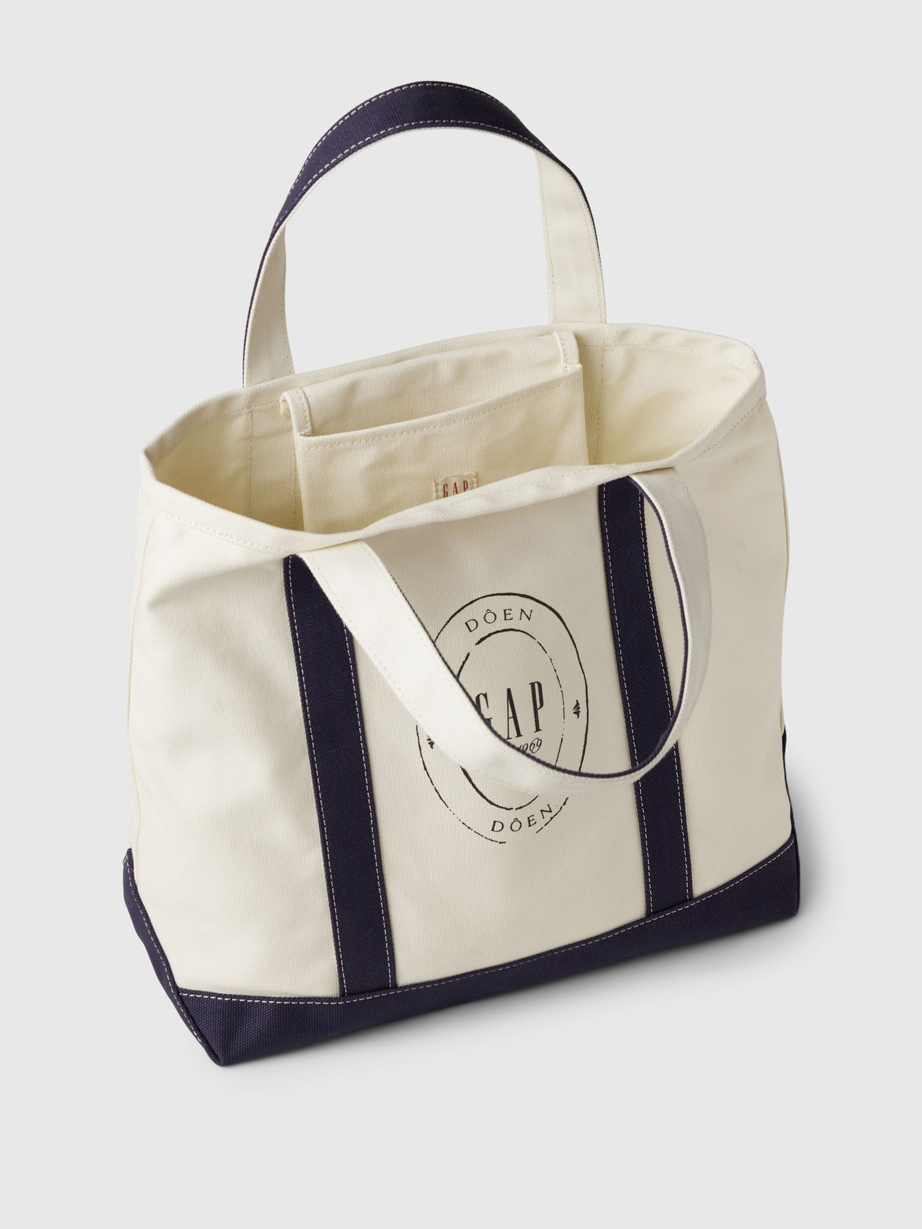White DÔEN Logo Tote Bag - Image 3 of 3