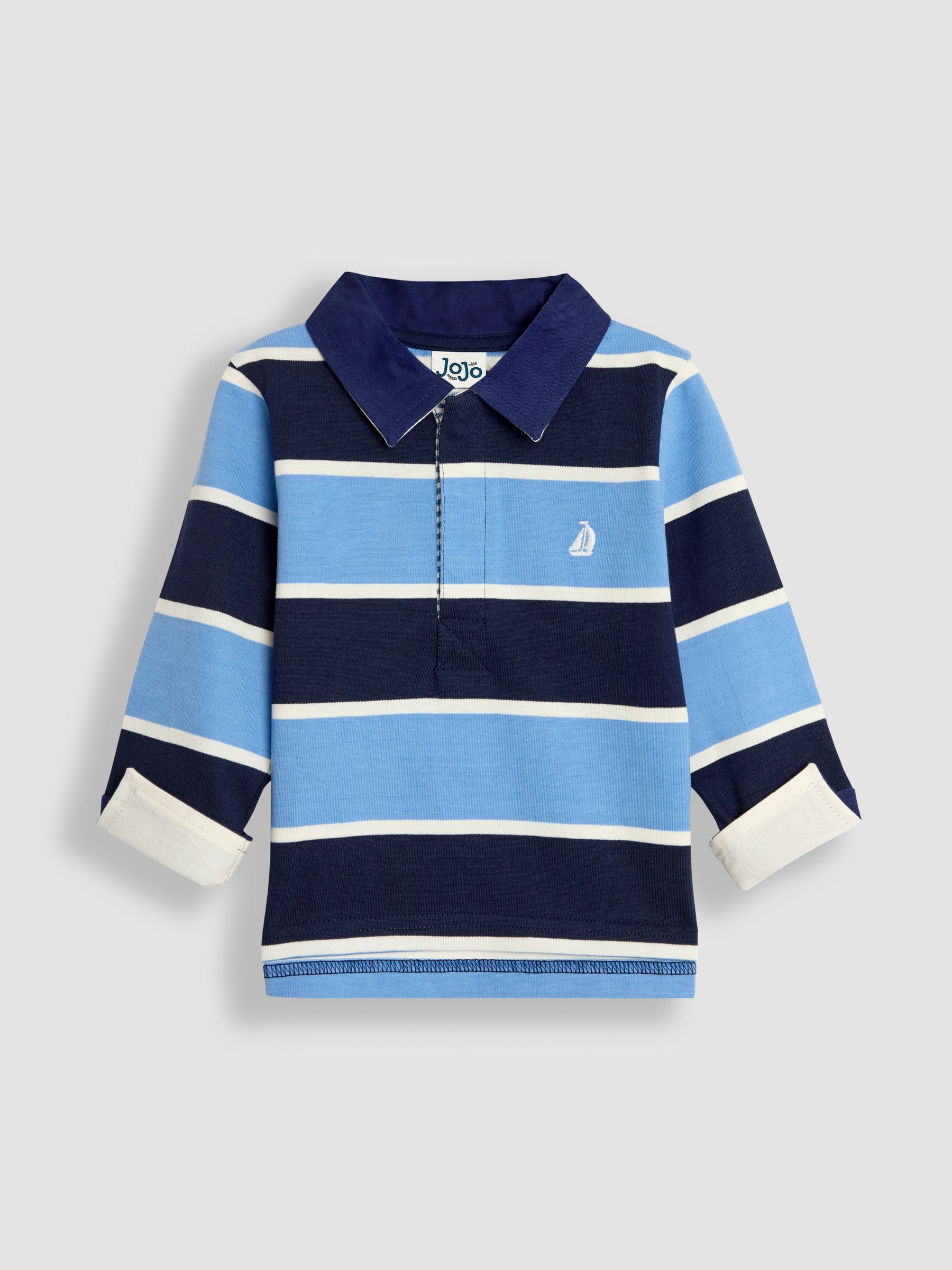 Blue Stripe Rugby Top - Image 1 of 3