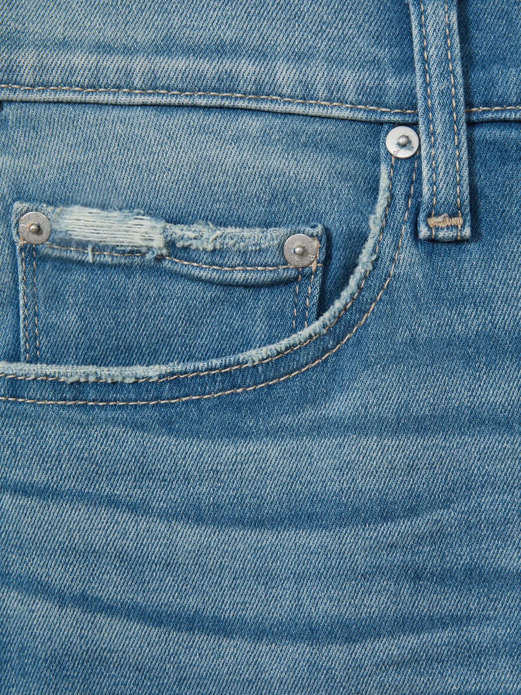 Paige Slim Fit Stretch Jeans in Kaufman Blue - Image 6 of 6