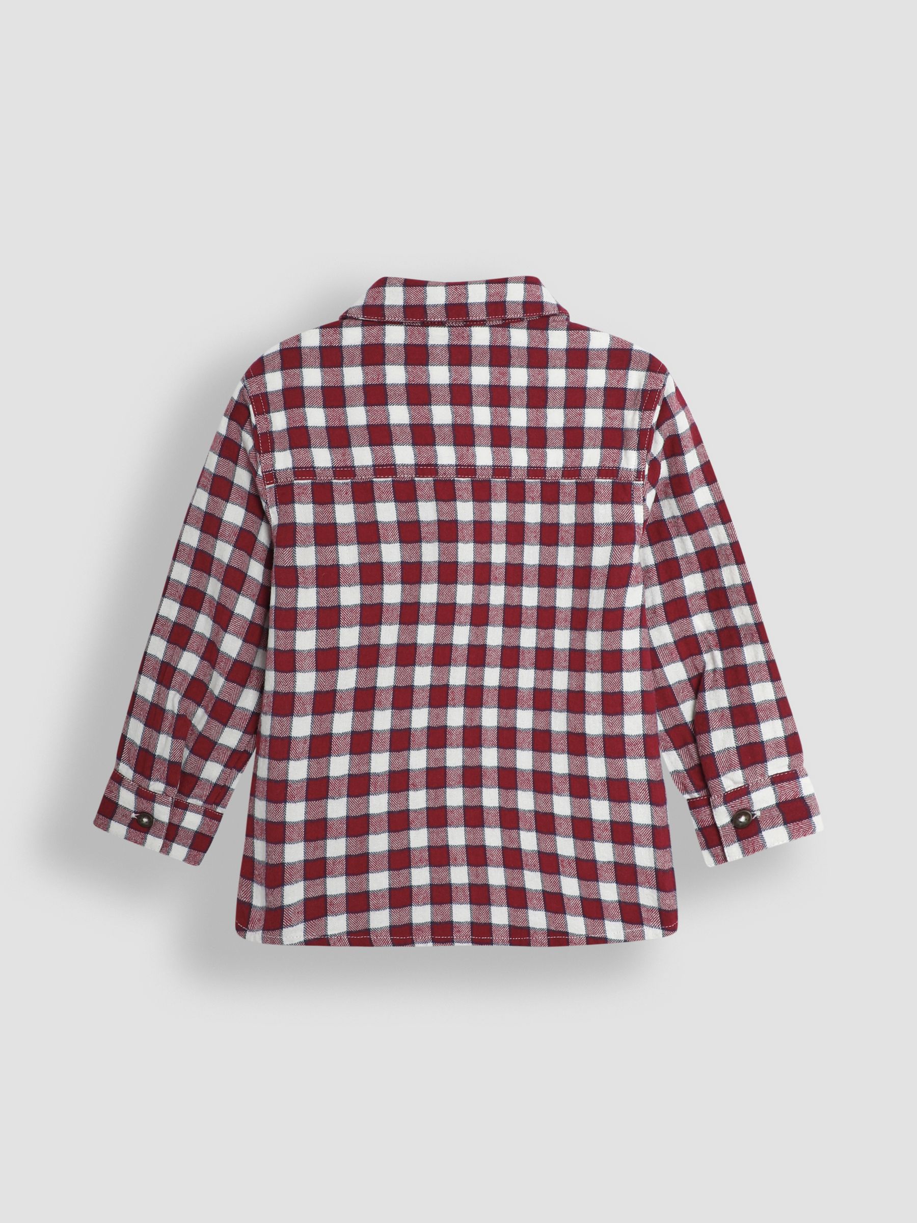 Burgundy Gingham Shirt - Image 2 of 3