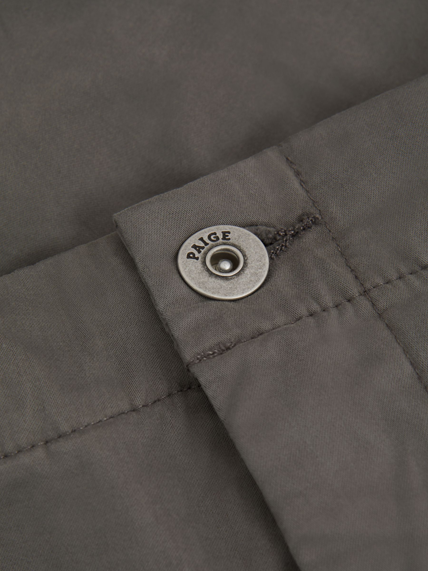 Paige Cotton Blend Chino Shorts in Slate - Image 2 of 6