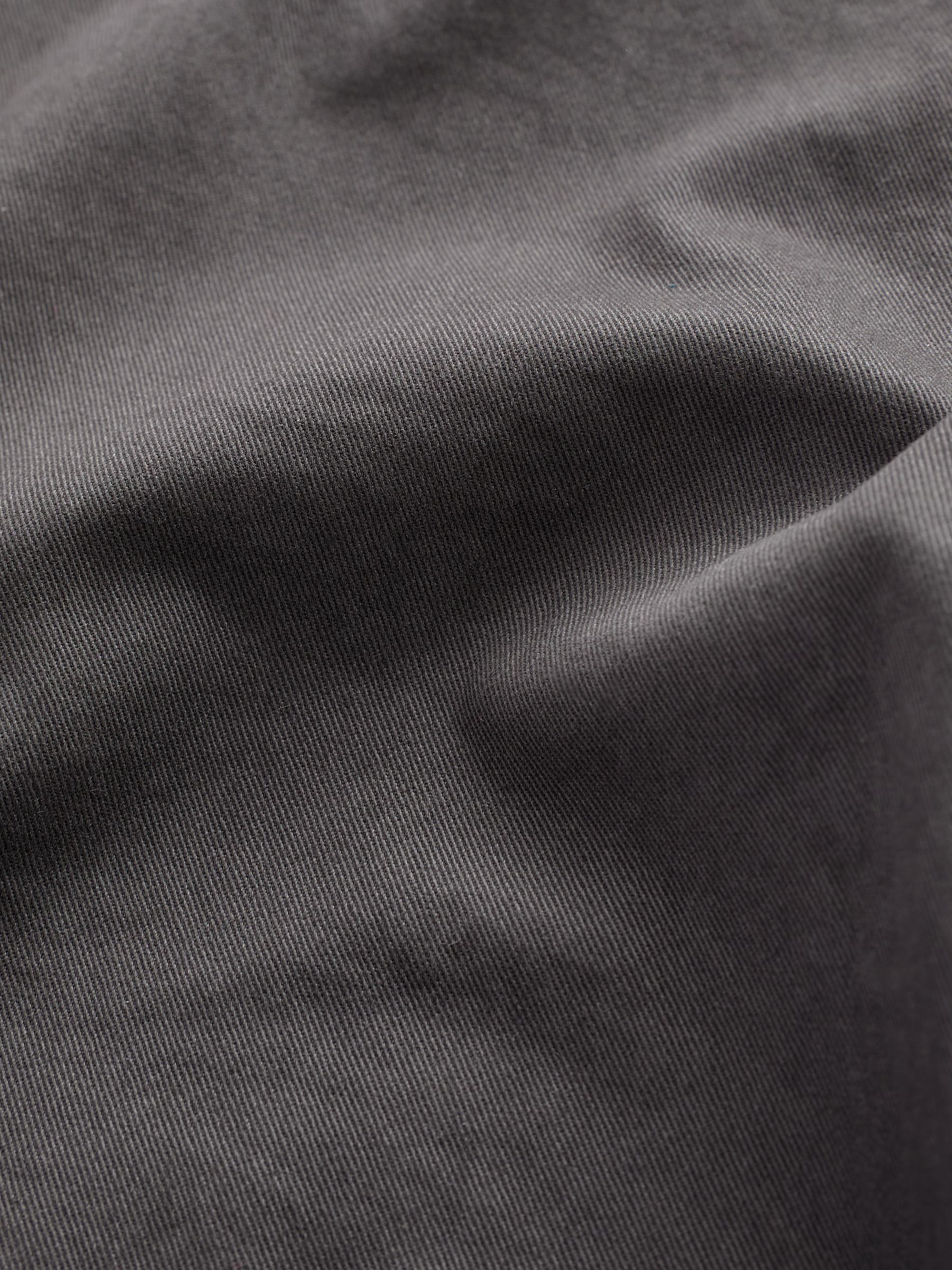 Dark Grey Slim Fit Stretch Essential Chino Trousers - Image 6 of 7