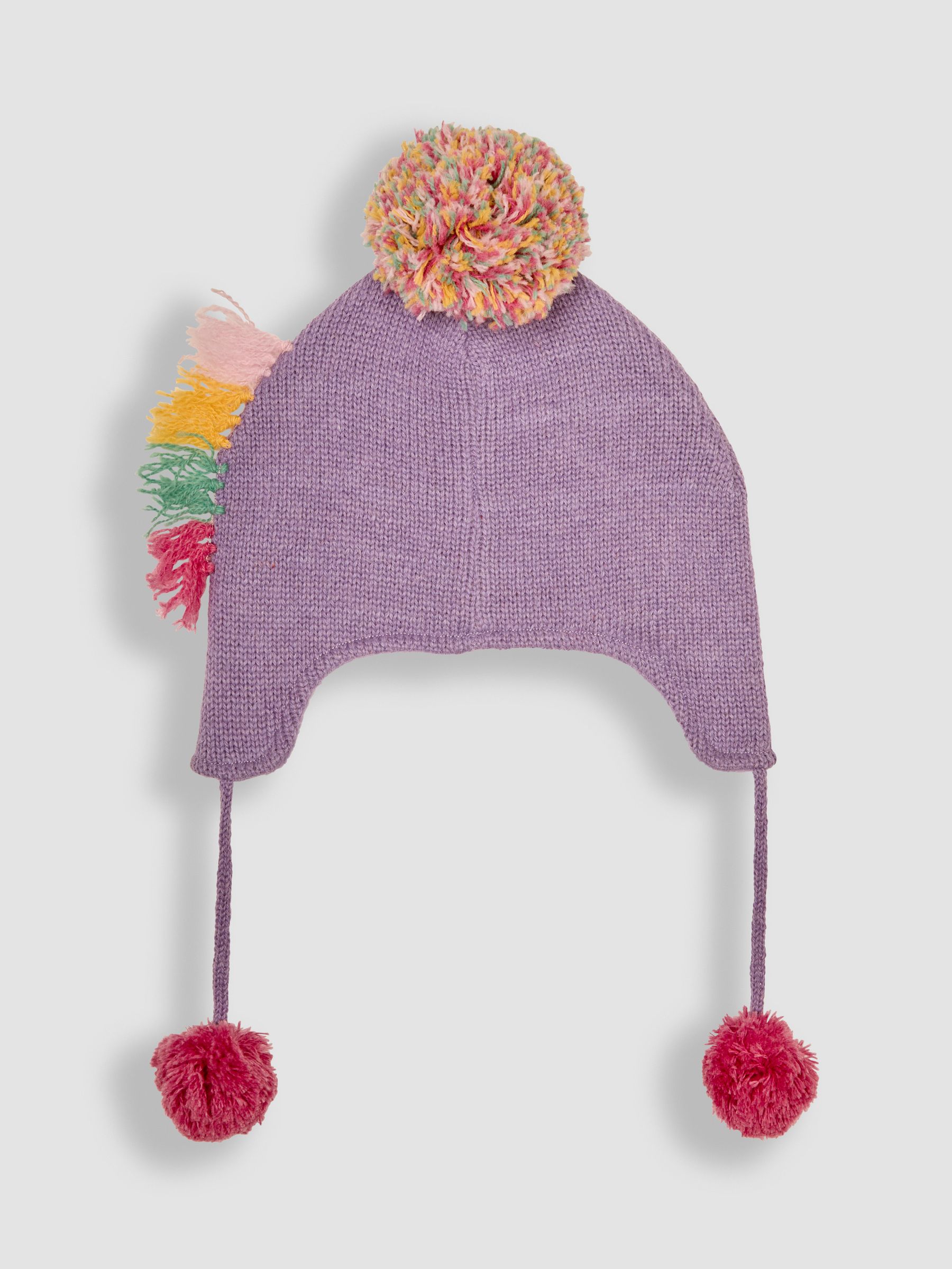 Lilac Unicorn Pom Pom Hat - Image 2 of 3