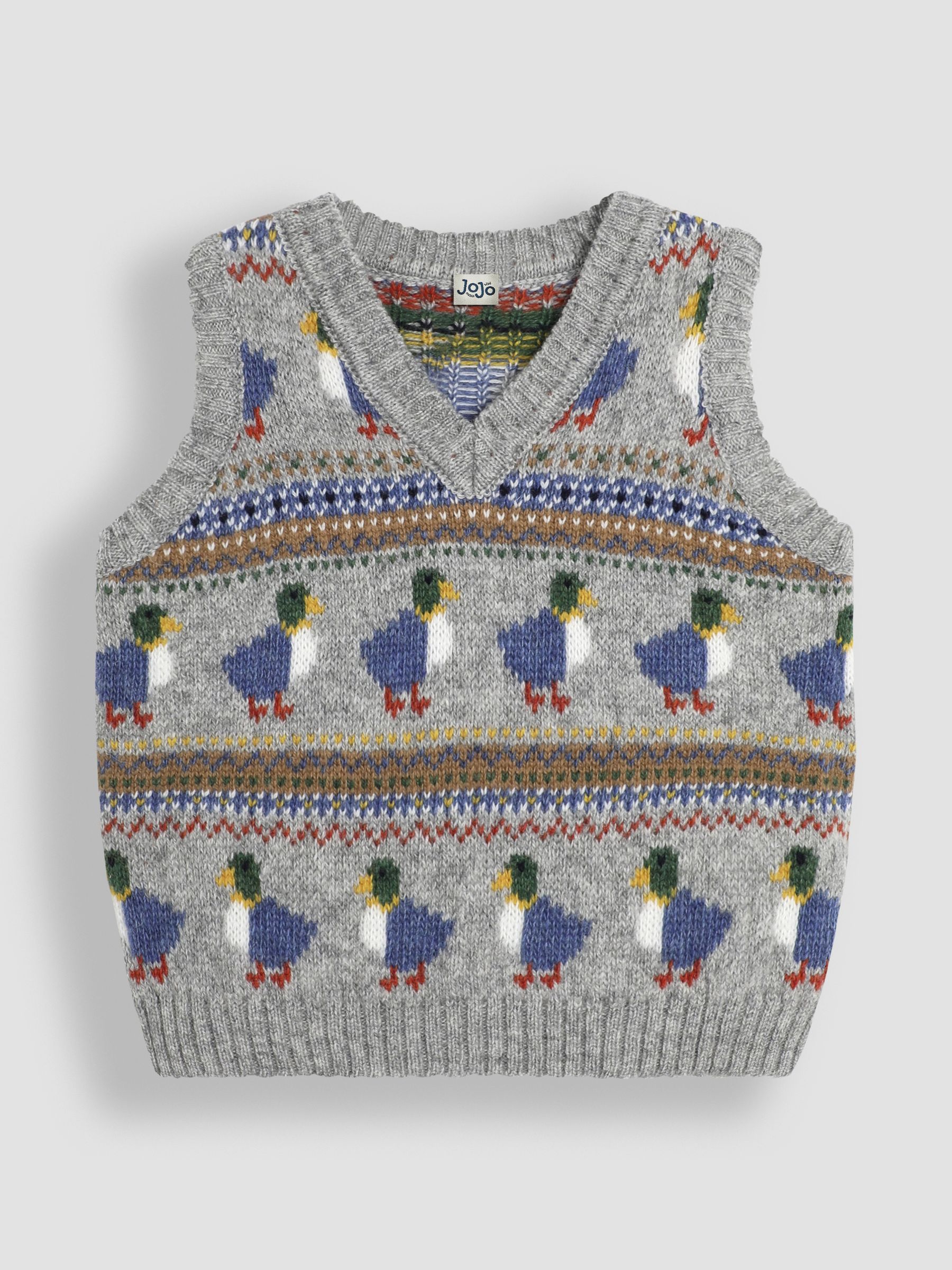 Grey Marl Duck Knit Tank Top - Image 3 of 5
