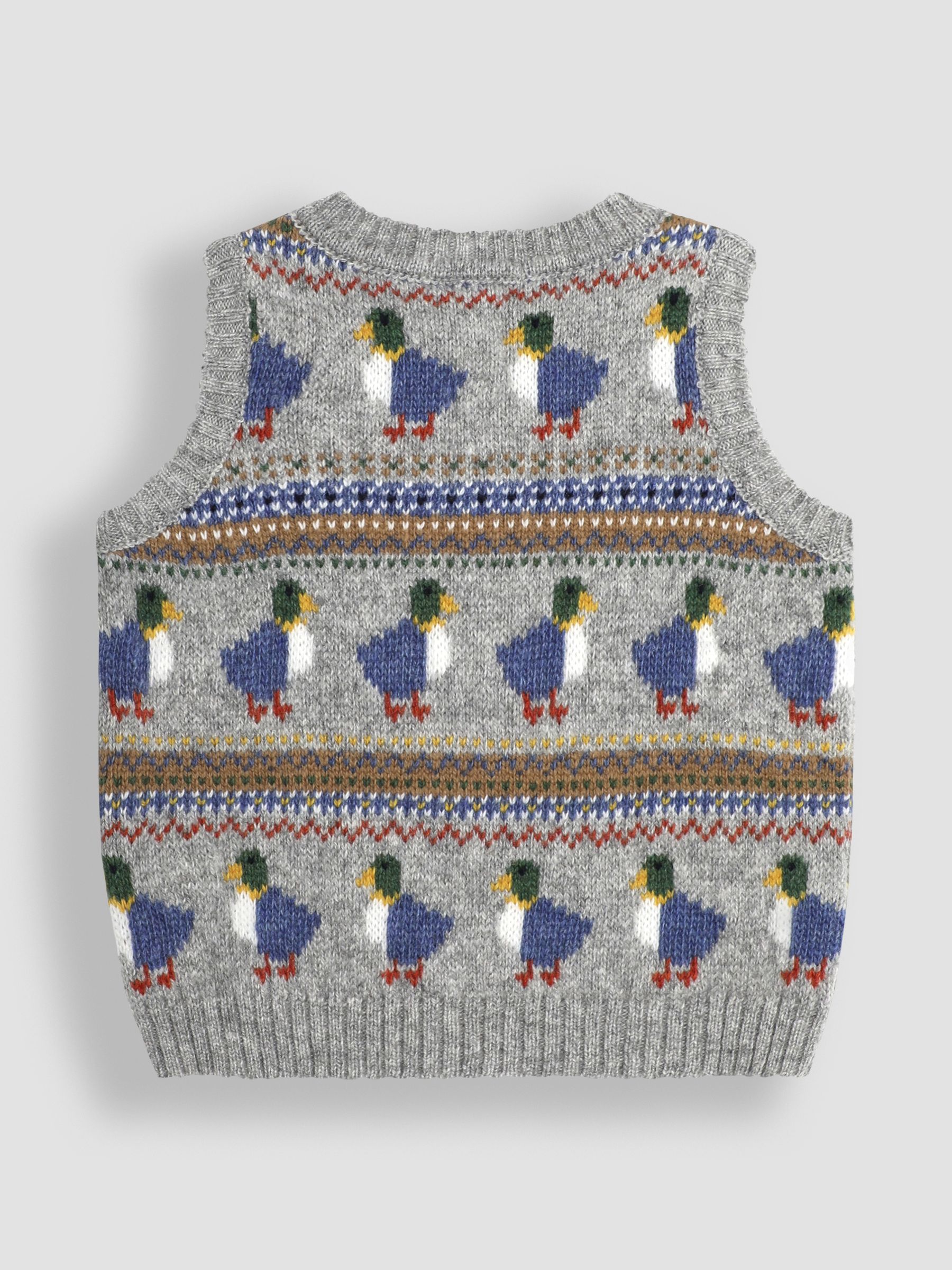 Grey Marl Duck Knit Tank Top - Image 4 of 5