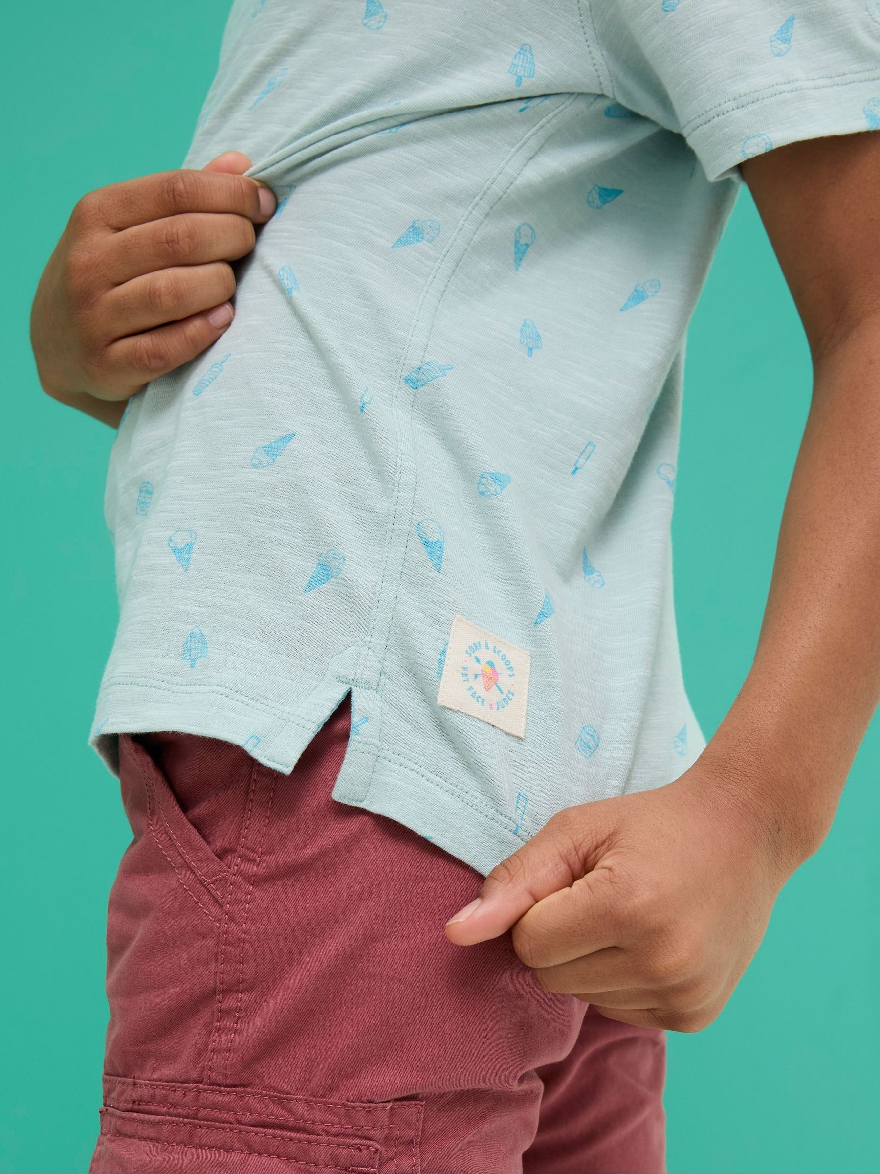 Judes Green All-Over Print T-Shirt - Image 5 of 6