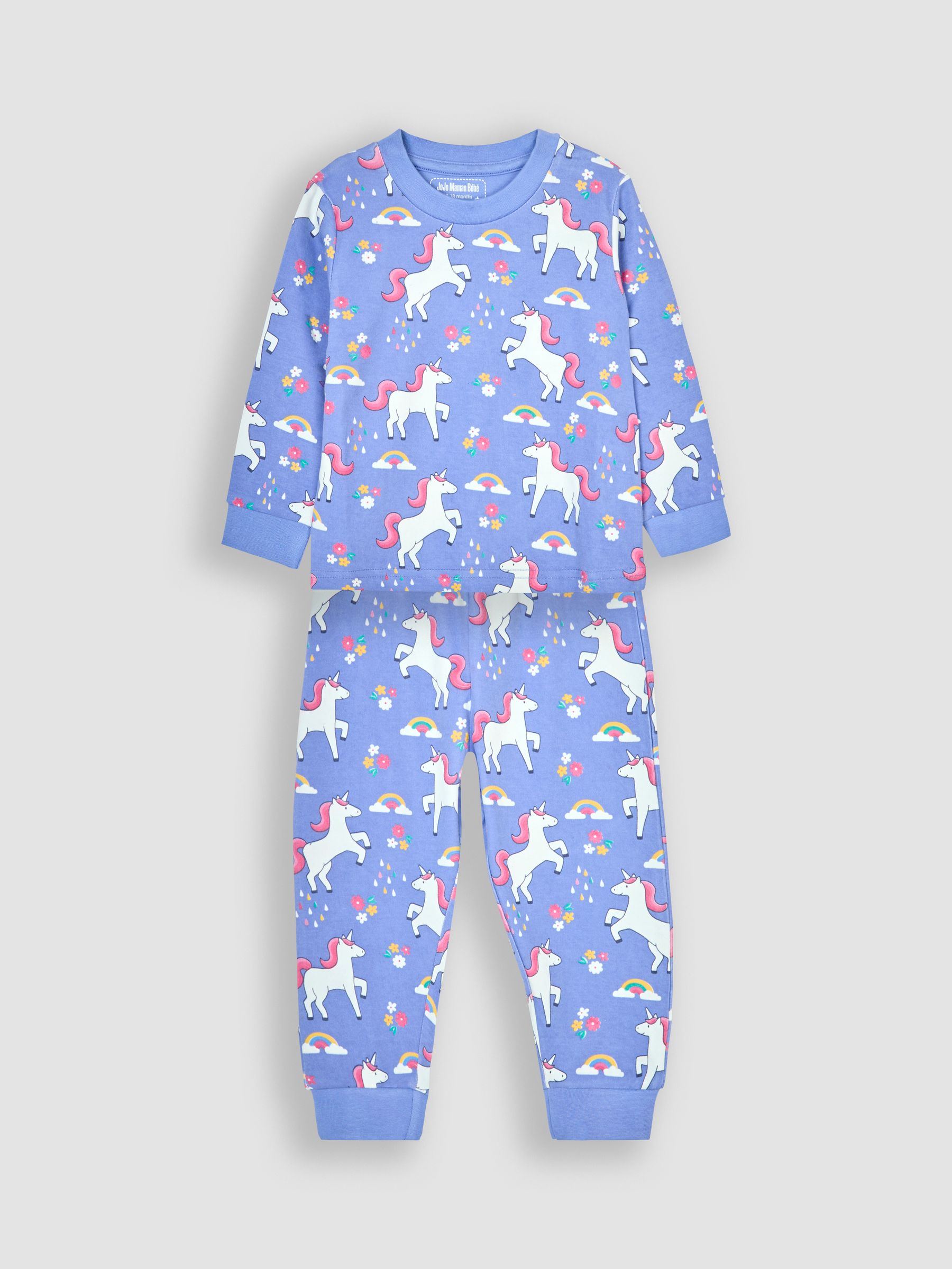 Lilac Unicorn Glow In the Dark Pyjamas - Image 1 of 5