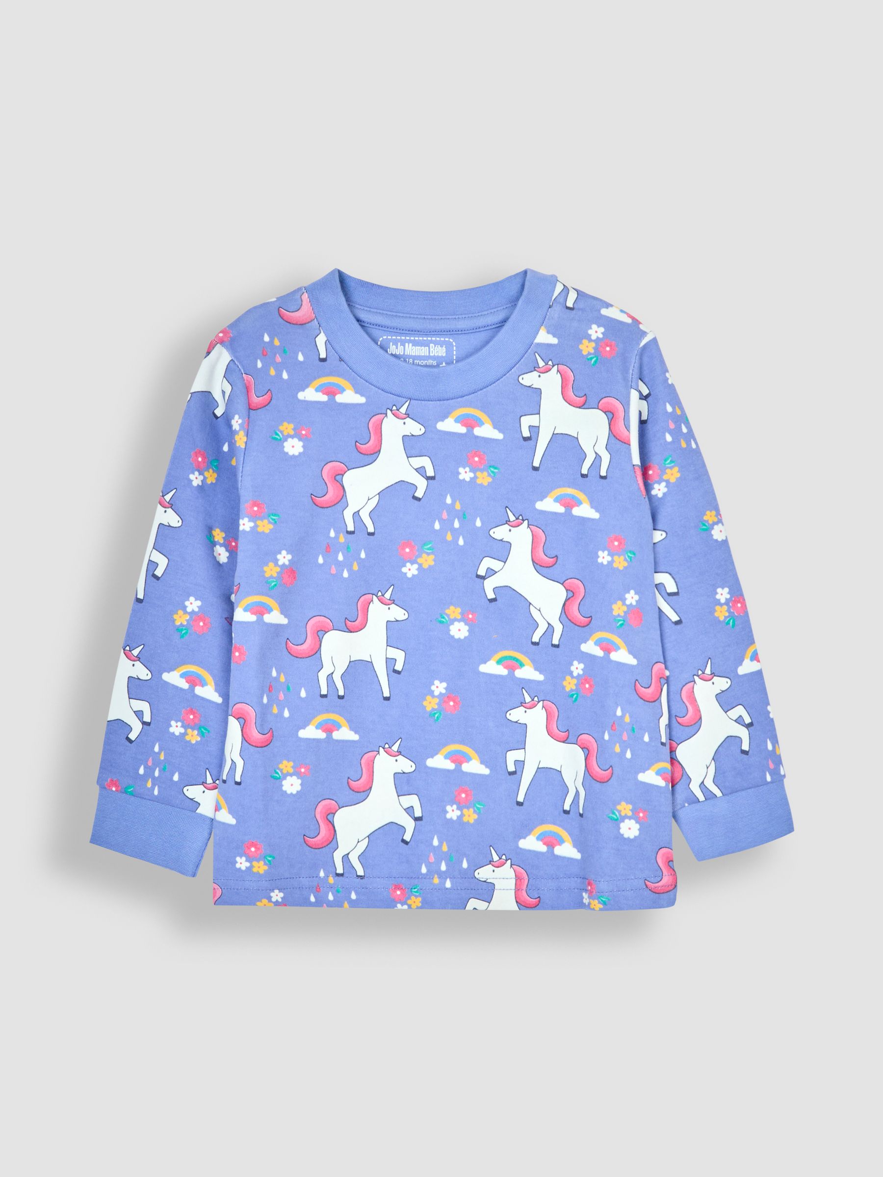 Lilac Unicorn Glow In the Dark Pyjamas - Image 2 of 5