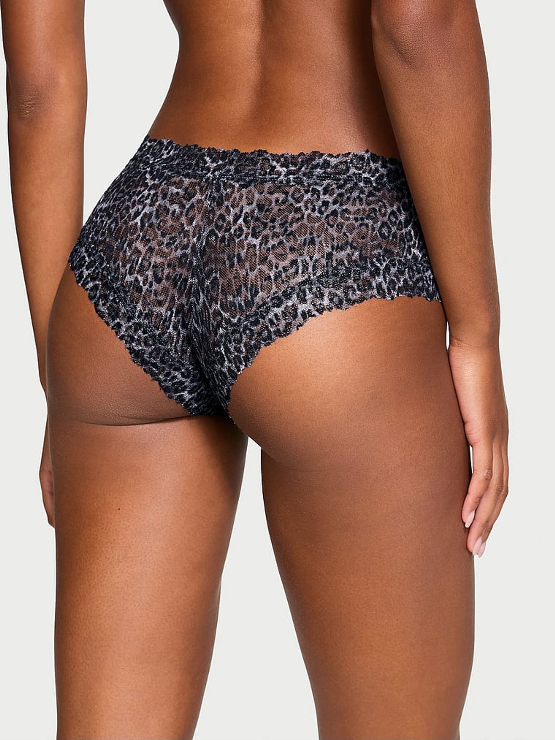Tornado Grey Leopard Cheeky Knickers - Image 2 of 3