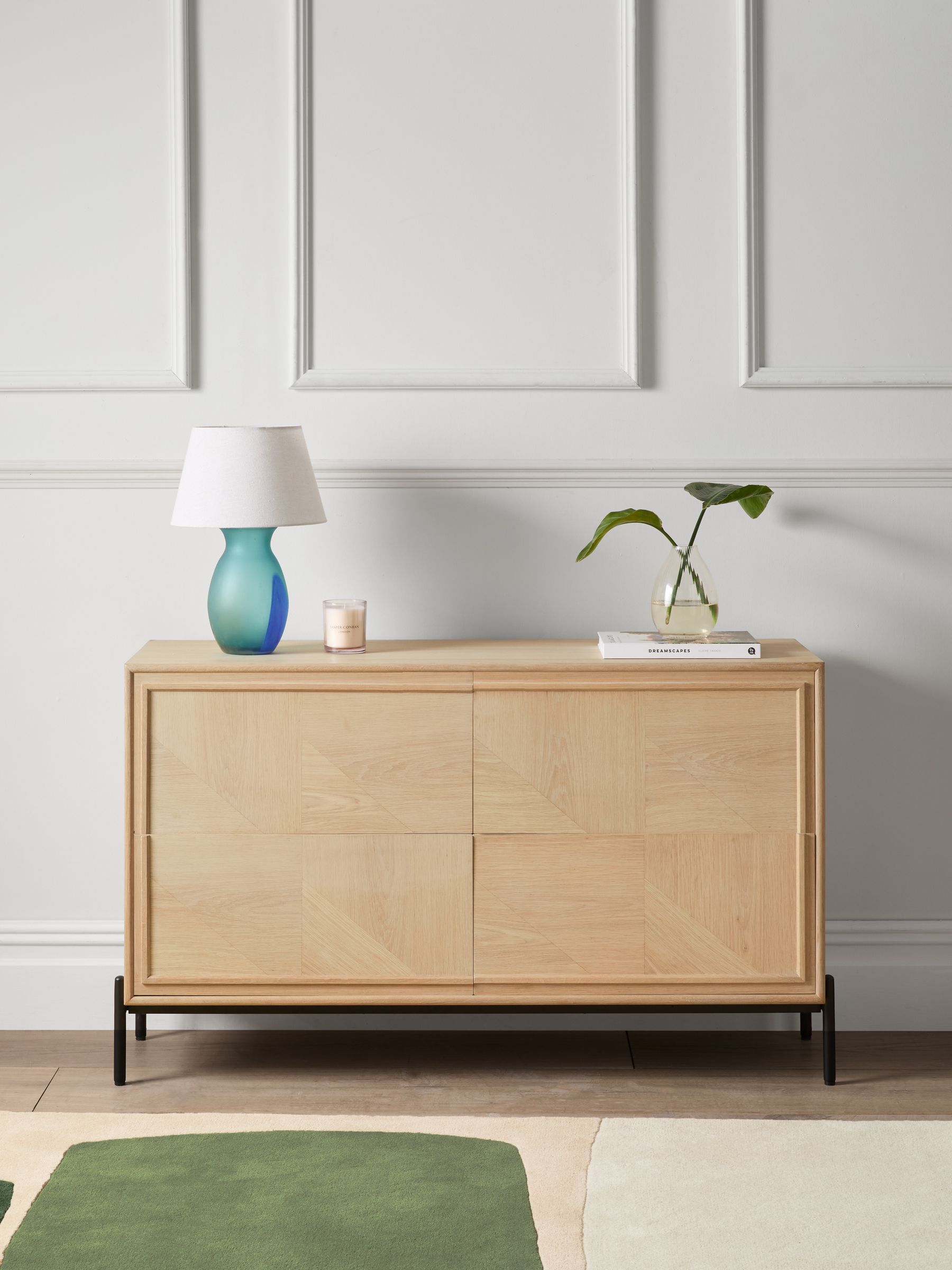 Whitewashed Oak Aden Wide Wide Chest of Drawers - Image 2 of 8