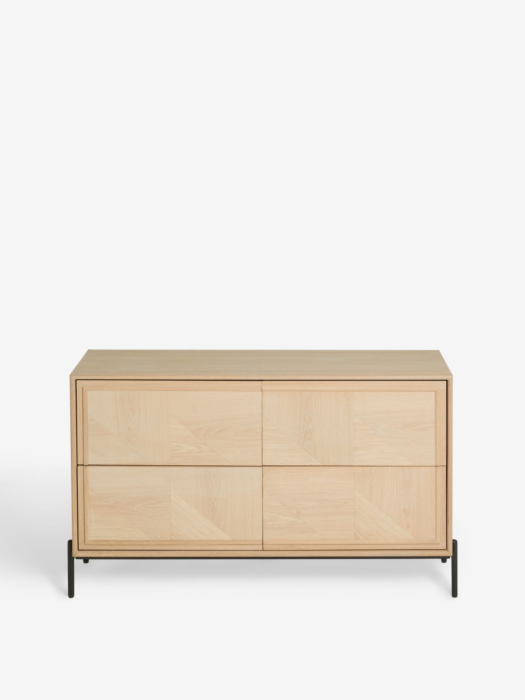 Whitewashed Oak Aden Wide Wide Chest of Drawers - Image 7 of 8