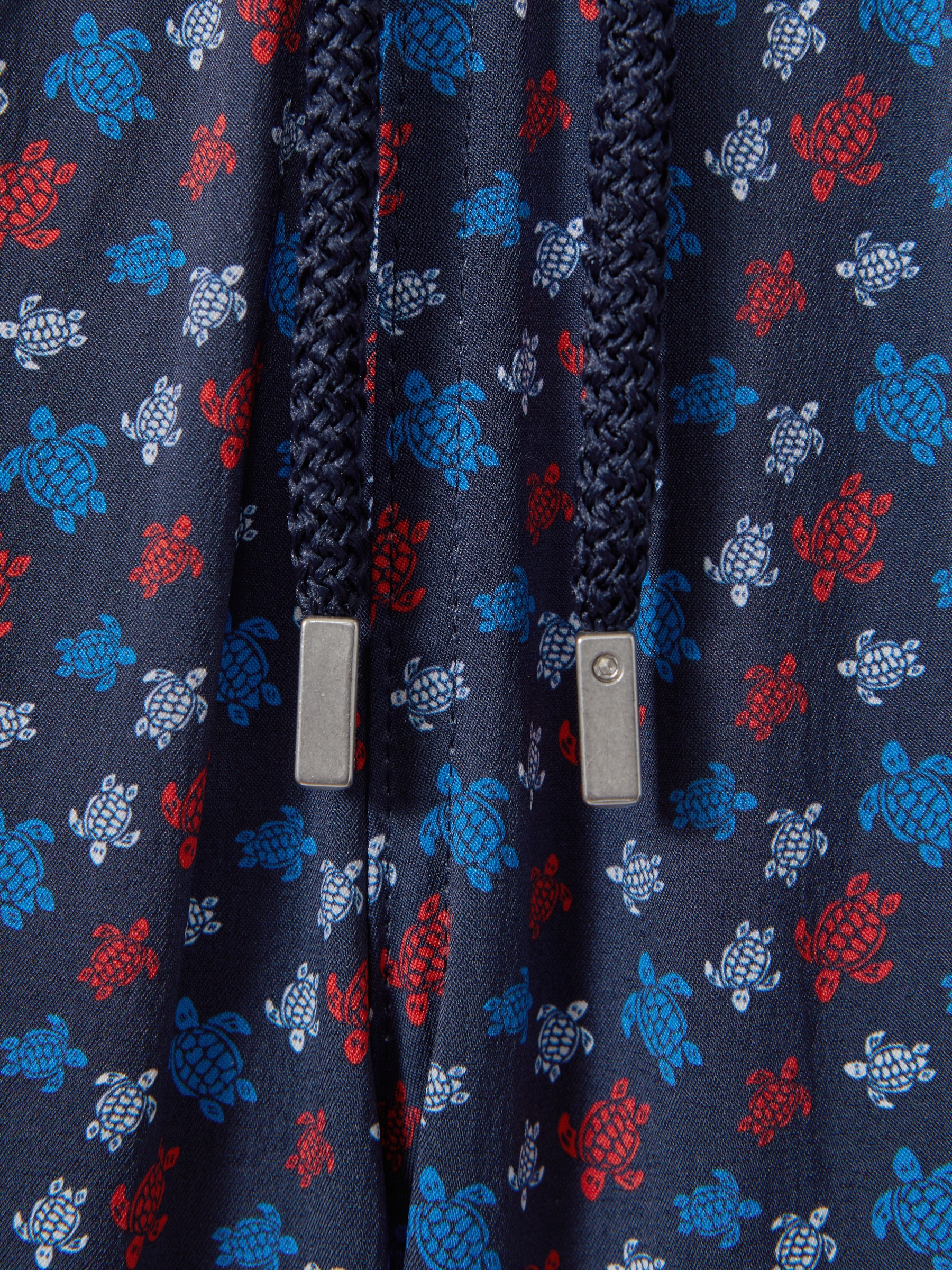 Vilebrequin Turtle Print Swim Shorts in Bleu Marine - Image 2 of 2