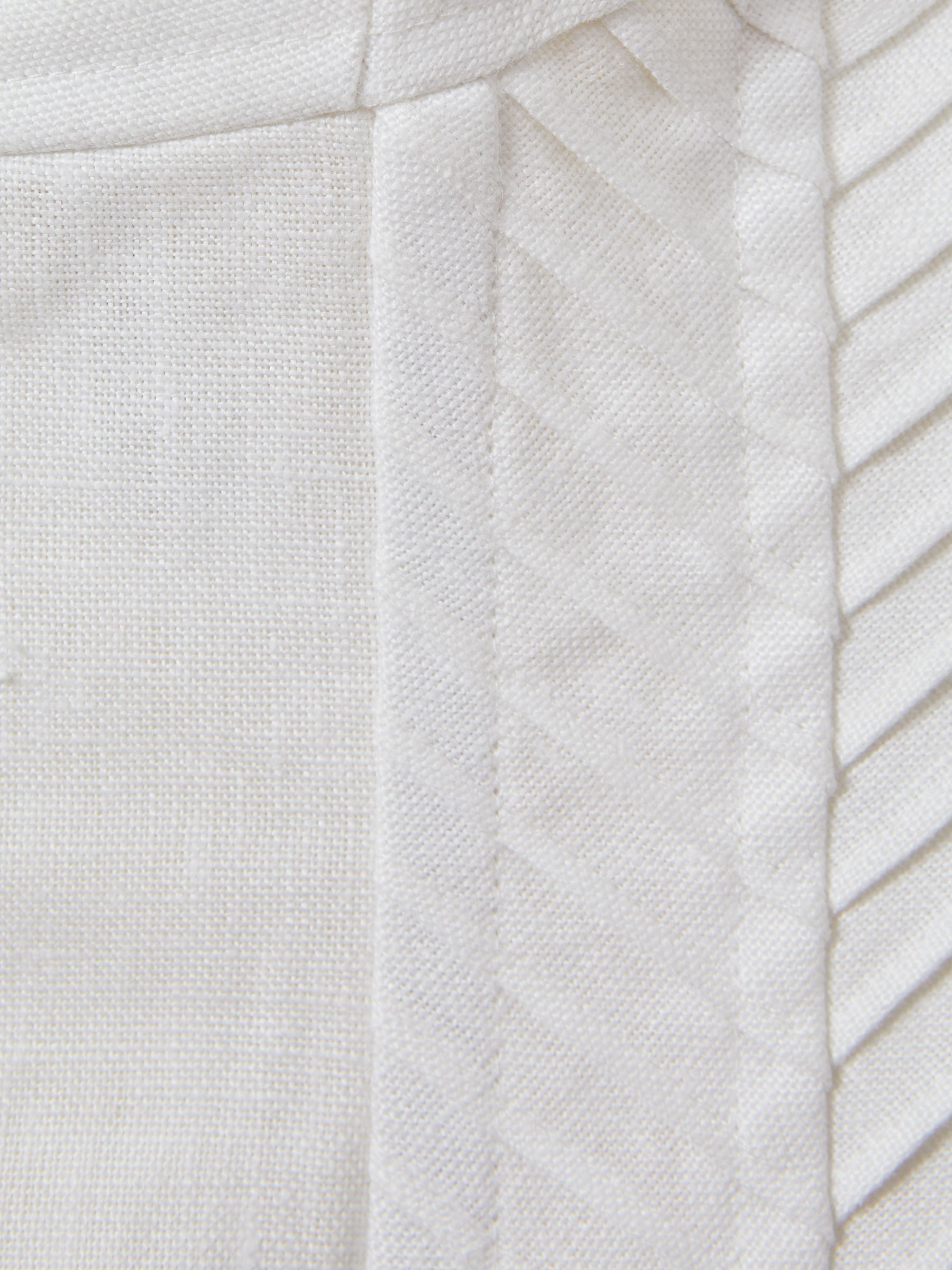 Linen Corset Vest in Cream - Image 4 of 4