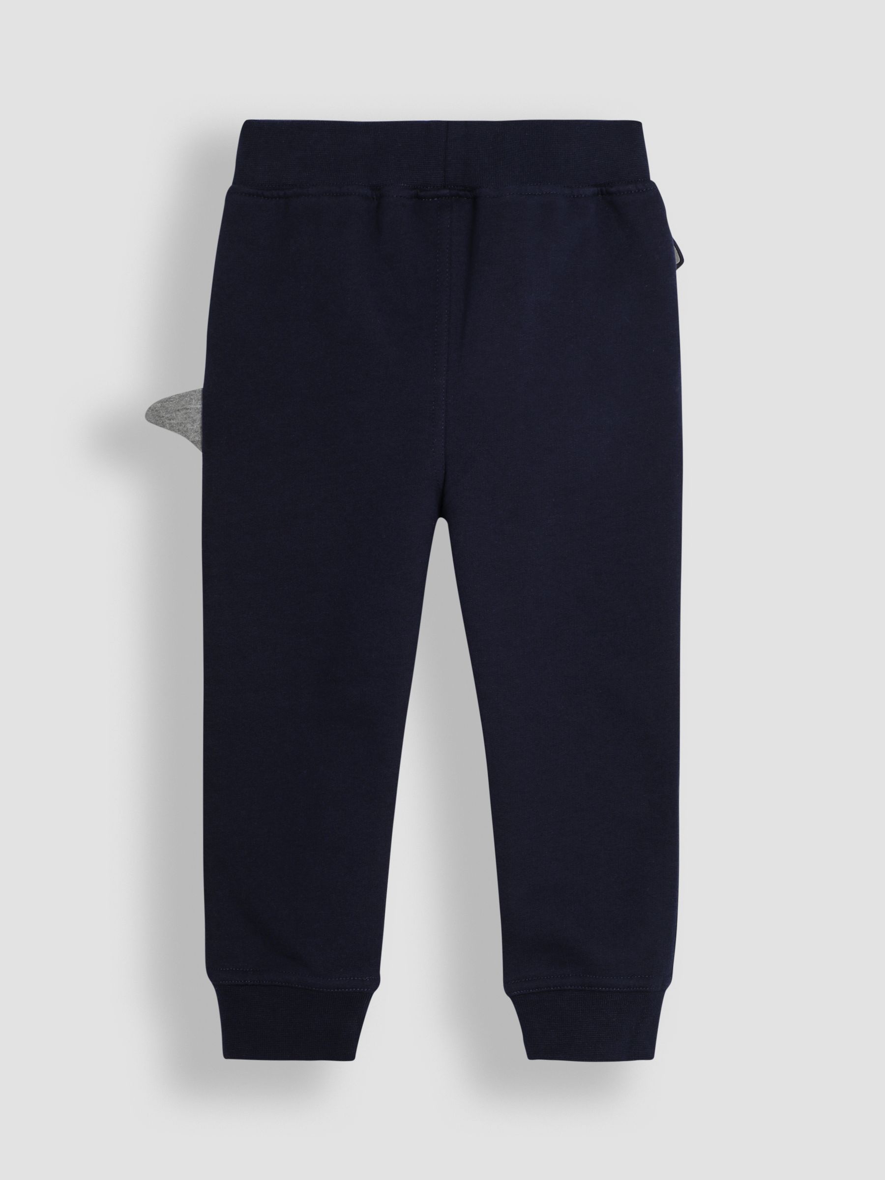 Navy Blue Shark Appliqué Pet in Pocket Joggers - Image 2 of 4