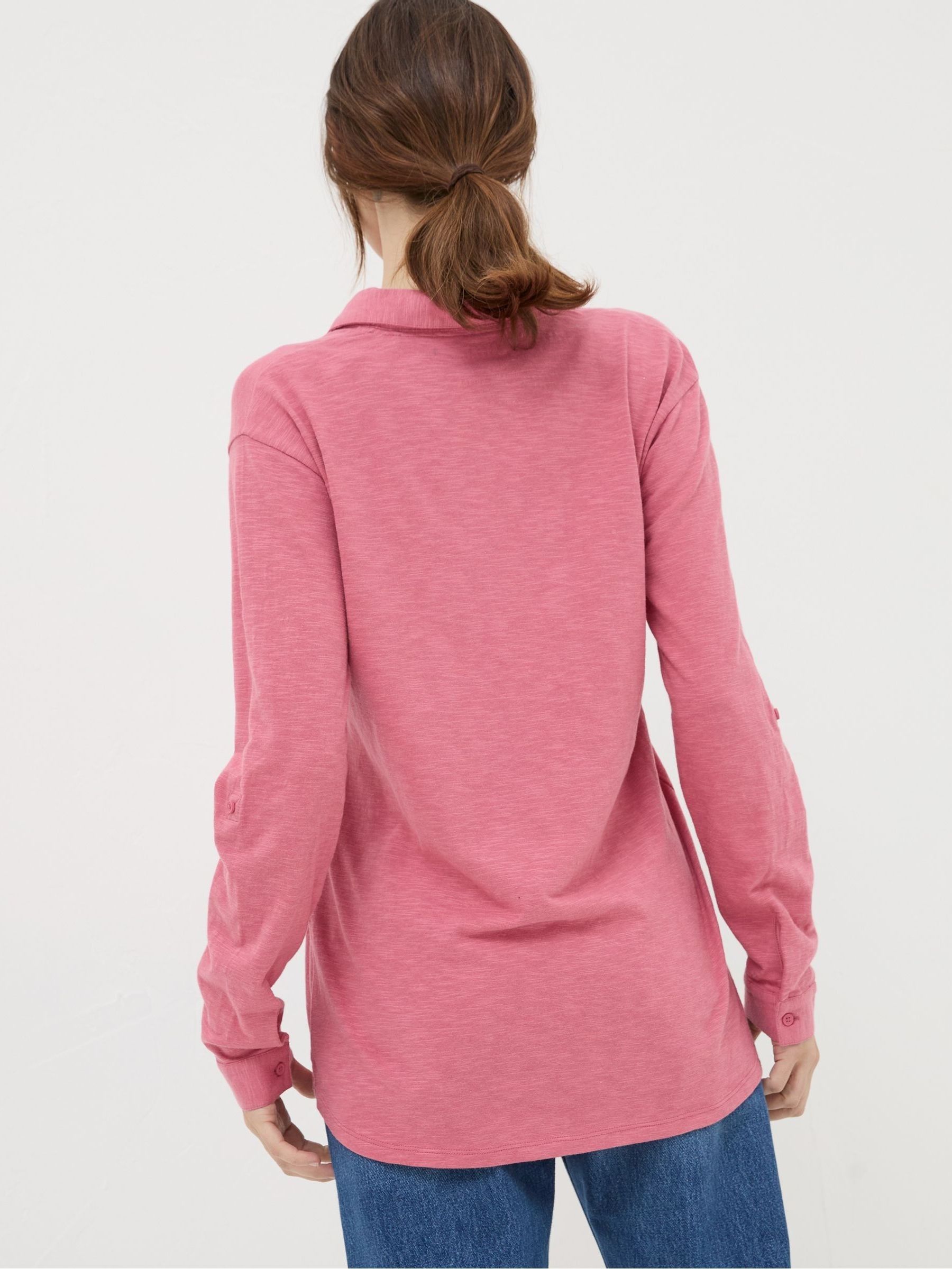 Paige Pink Jersey Shirt - Image 2 of 5