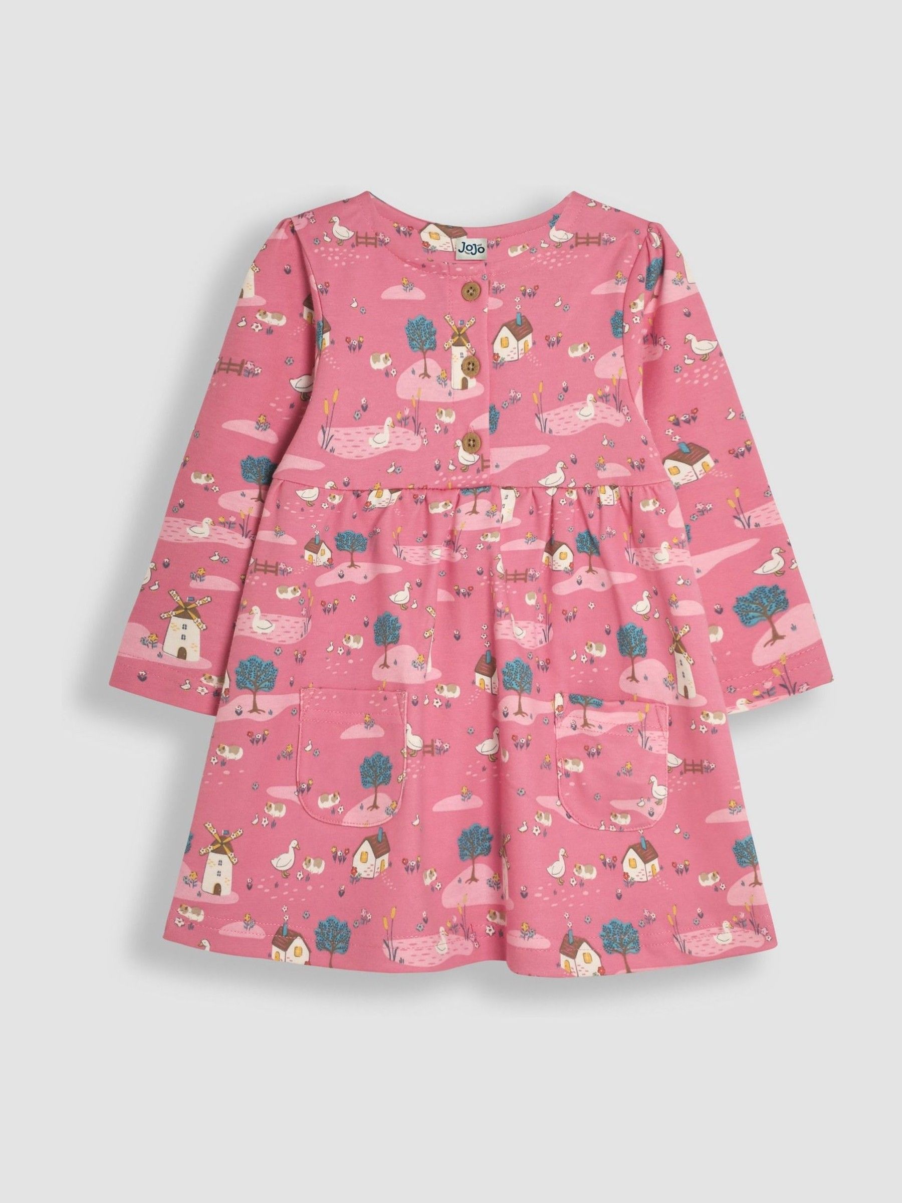 Pink Homestead Friends Button Front Dress - Image 1 of 3